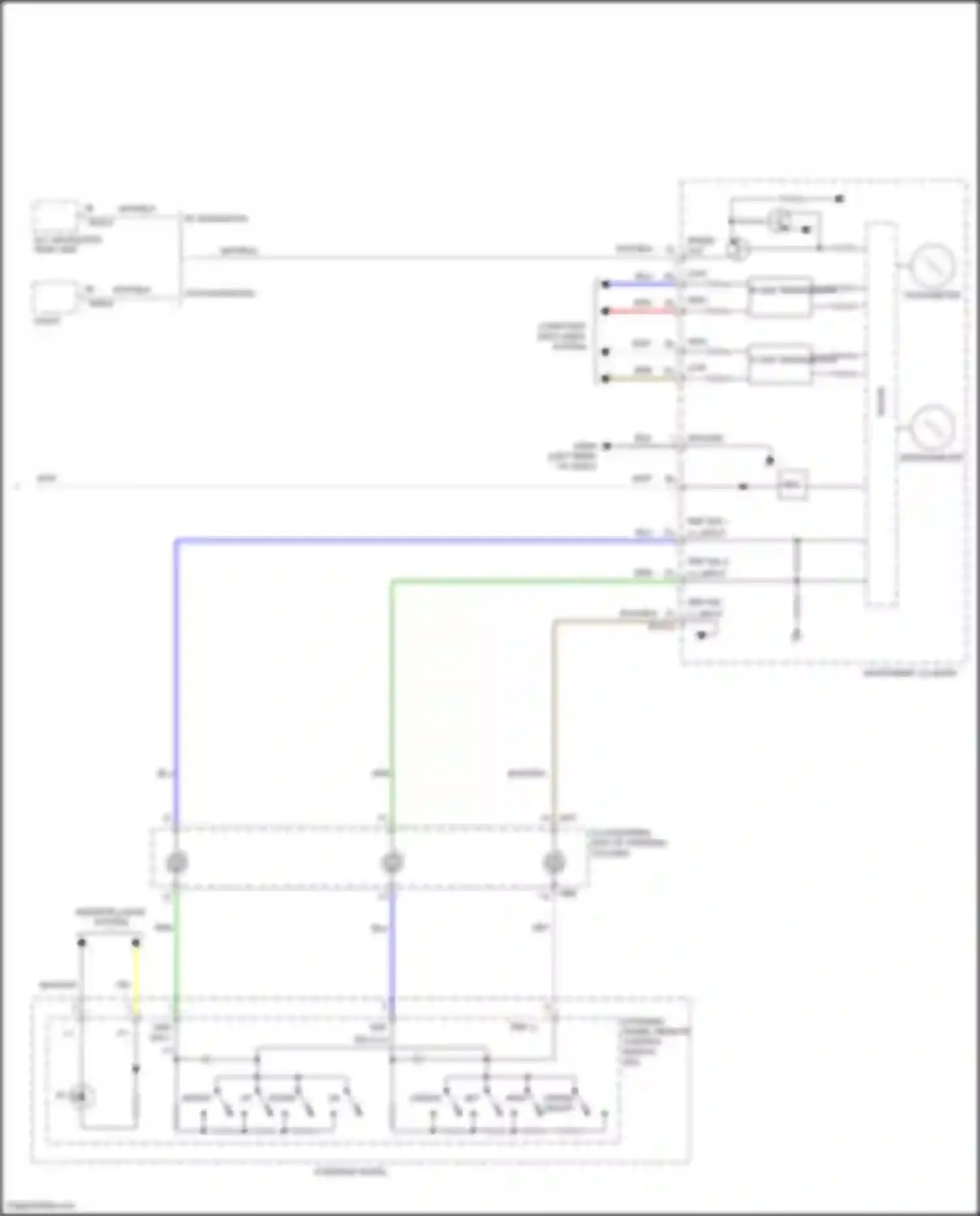 Wiring diagram w/o navigation for Hyundai Venue I (2019-2024) (7 of 17)