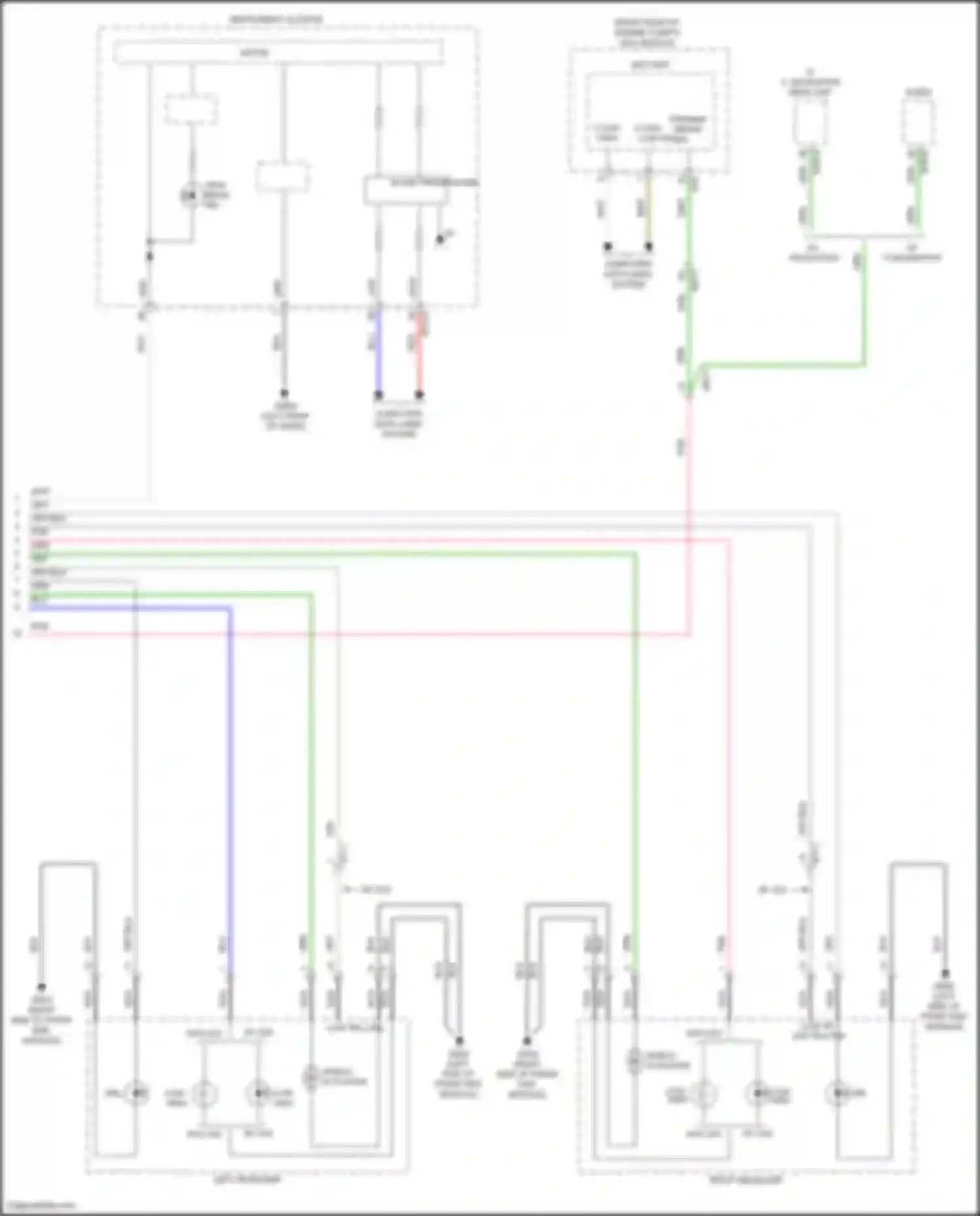 Wiring diagram w/o navigation for Hyundai Venue I (2019-2024) (3 of 17)