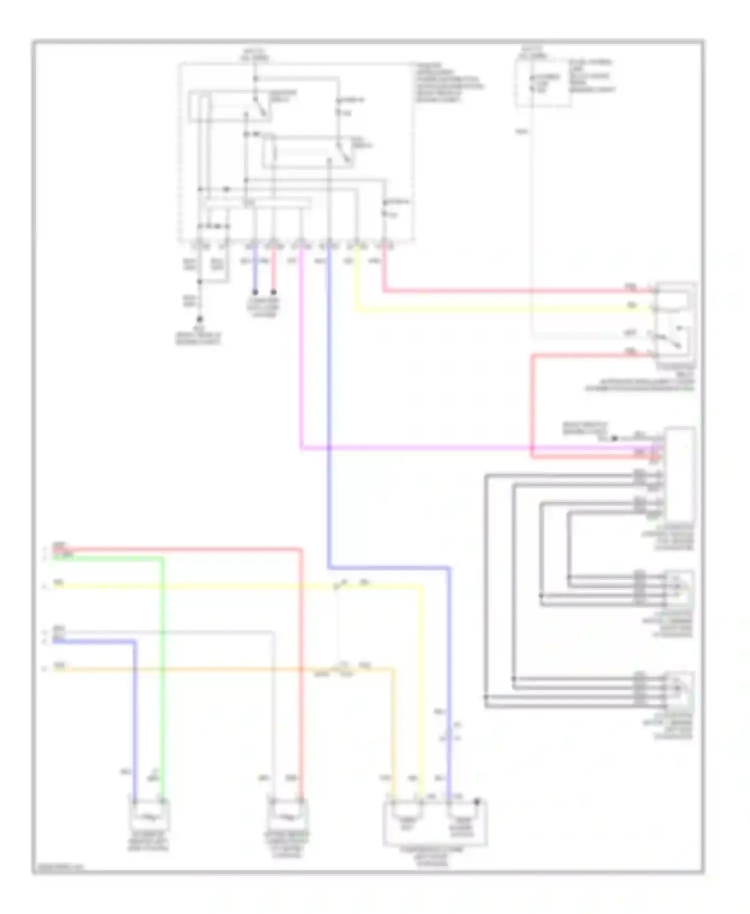 EX35 Infiniti I (2007-2013): Automatic a/c circuit (2 of 2)