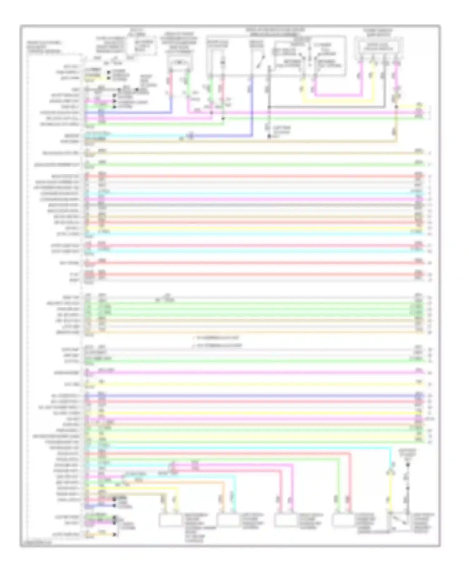 EX35 Infiniti I (2007-2013): Anti-theft circuit (1 of 4)