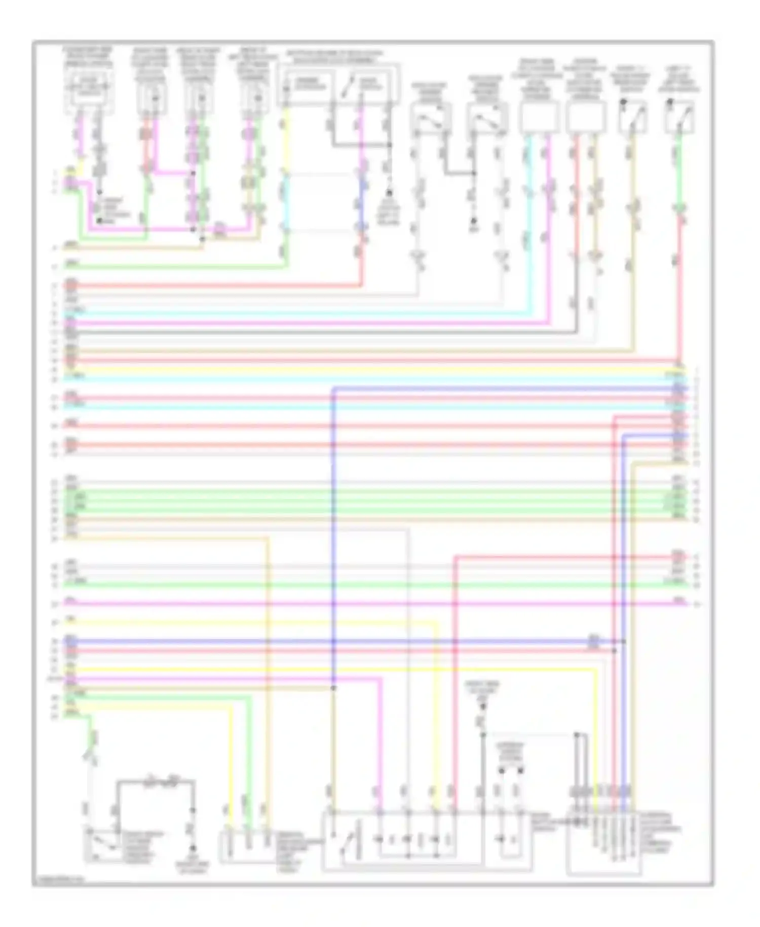 EX35 Infiniti I (2007-2013): Anti-theft circuit (2 of 4)