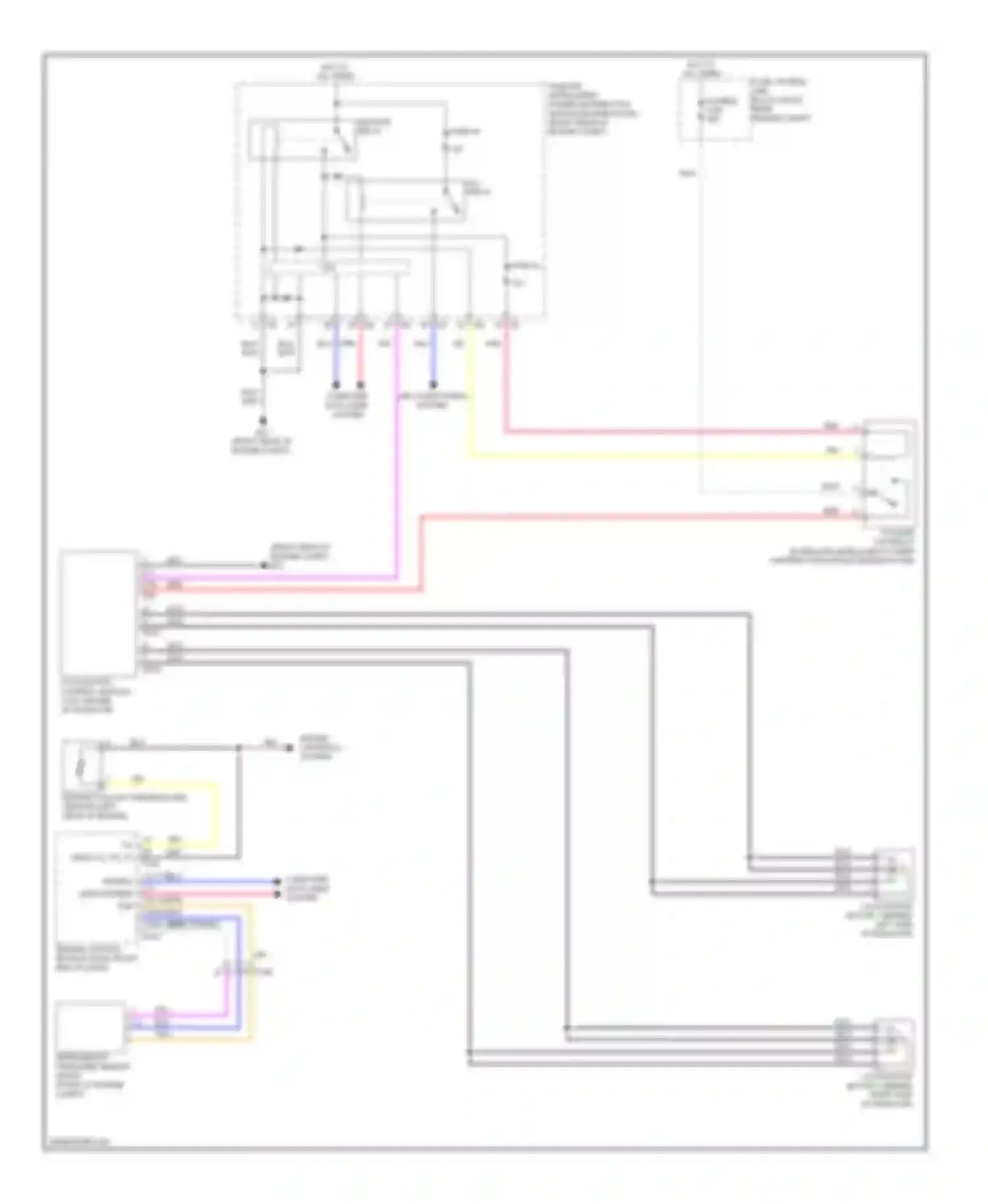 EX35 Infiniti I (2007-2013): Cooling fan circuit