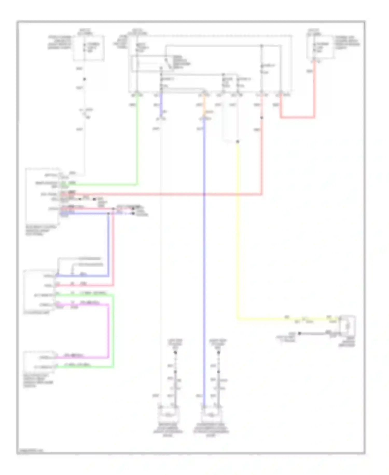 EX35 Infiniti I (2007-2013): Defoggers circuit