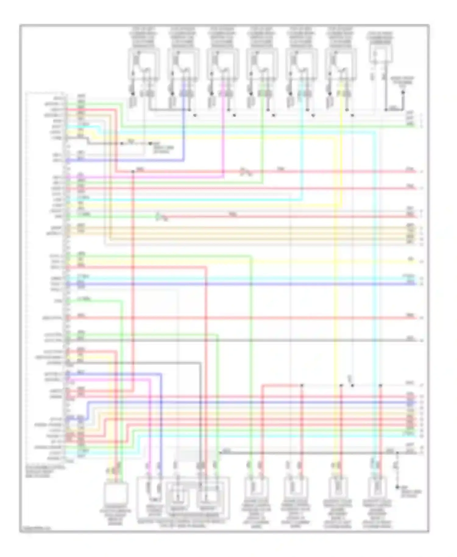 EX35 Infiniti I (2007-2013): Wiring diagram engine performance 3.5l (1 of 4)