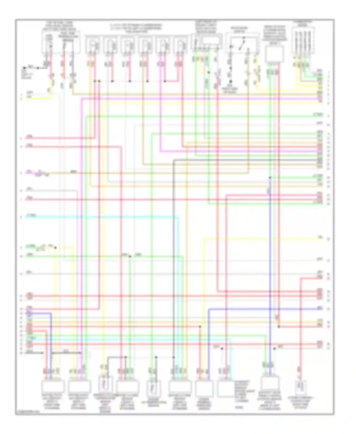 EX35 Infiniti I (2007-2013): Wiring diagram engine performance 3.5l (3 of 4)