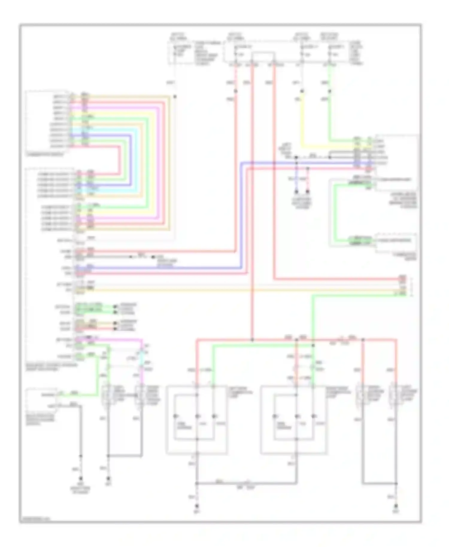 EX35 Infiniti I (2007-2013): Exterior lamps circuit (1 of 2)