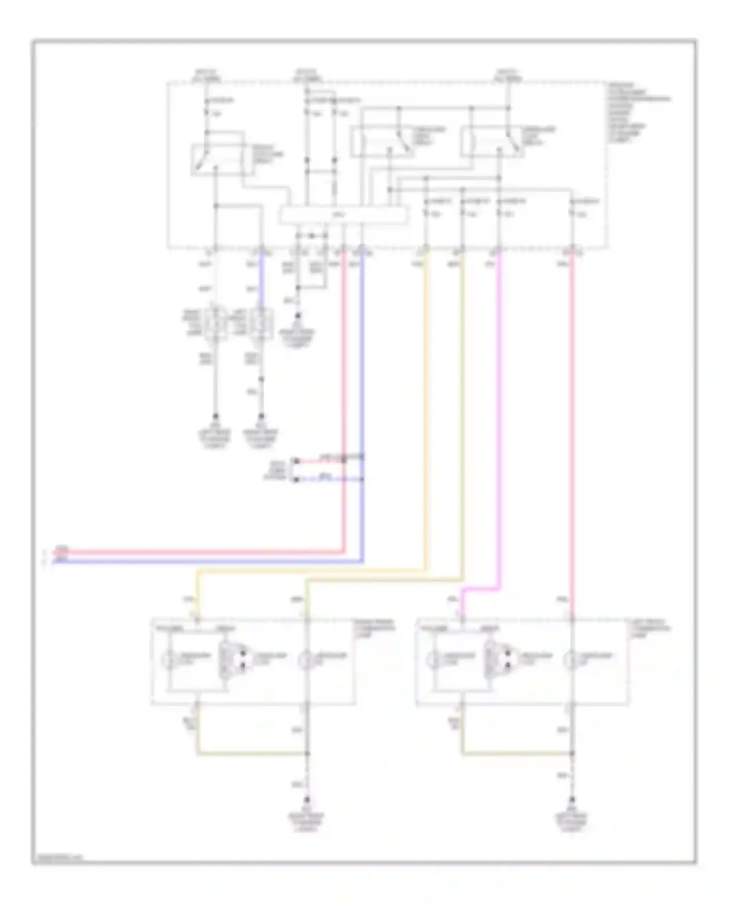 EX35 Infiniti I (2007-2013): Headlamps circuit (2 of 2)
