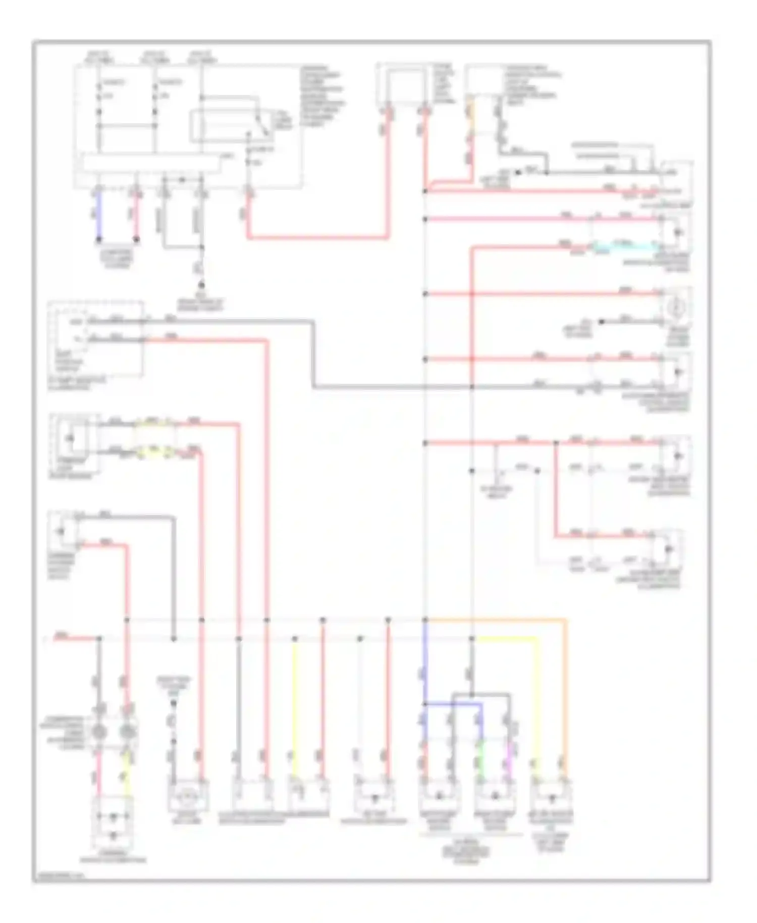 EX35 Infiniti I (2007-2013): Instrument illumination circuit (2 of 2)