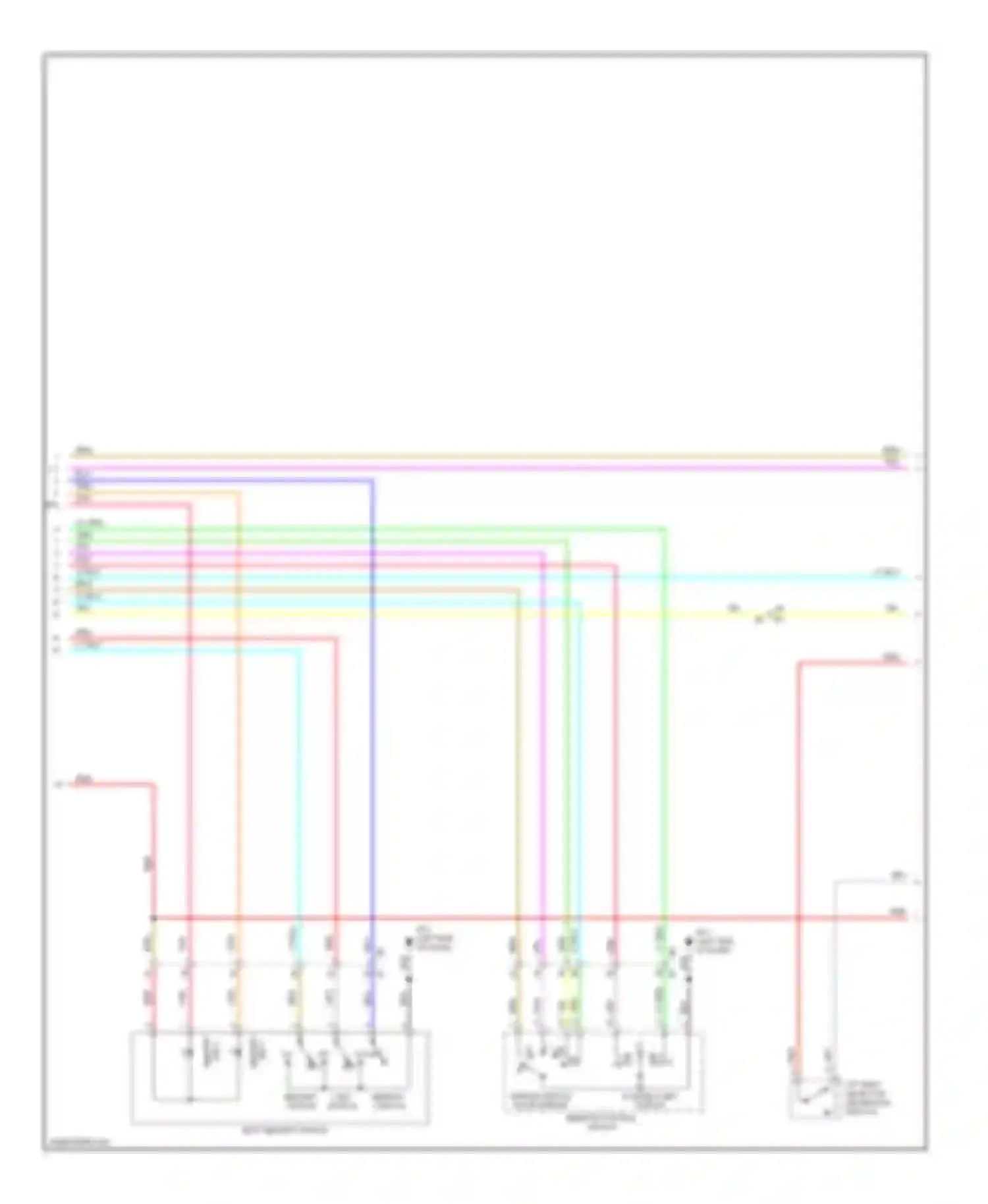 EX35 Infiniti I (2007-2013): Memory systems circuit (2 of 3)