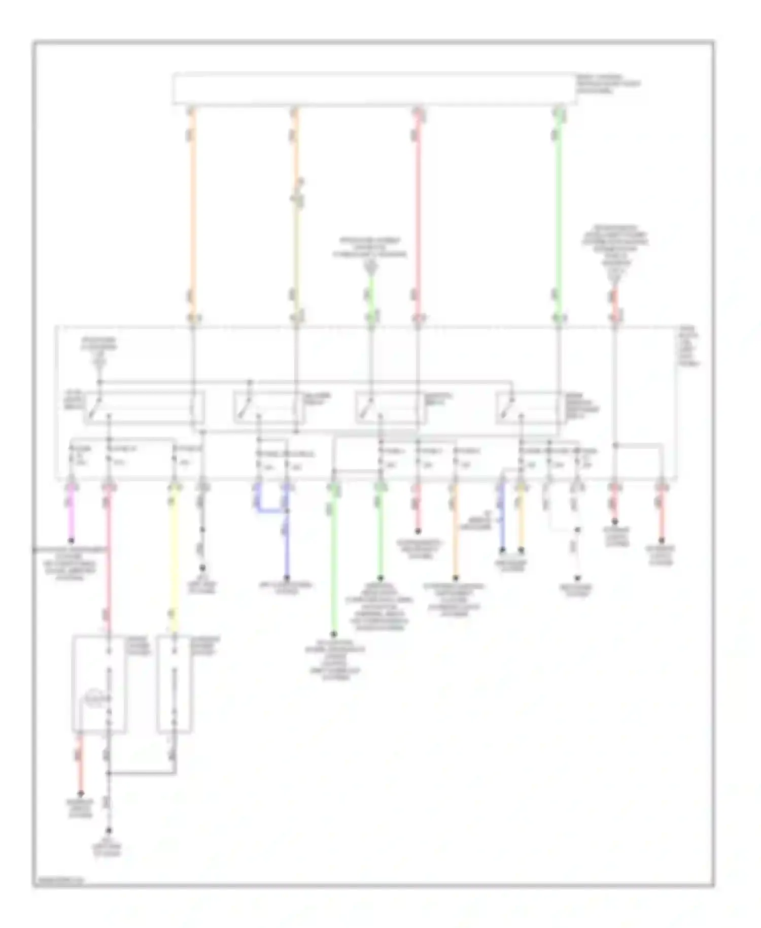 EX35 Infiniti I (2007-2013): Power distribution circuit (2 of 3)
