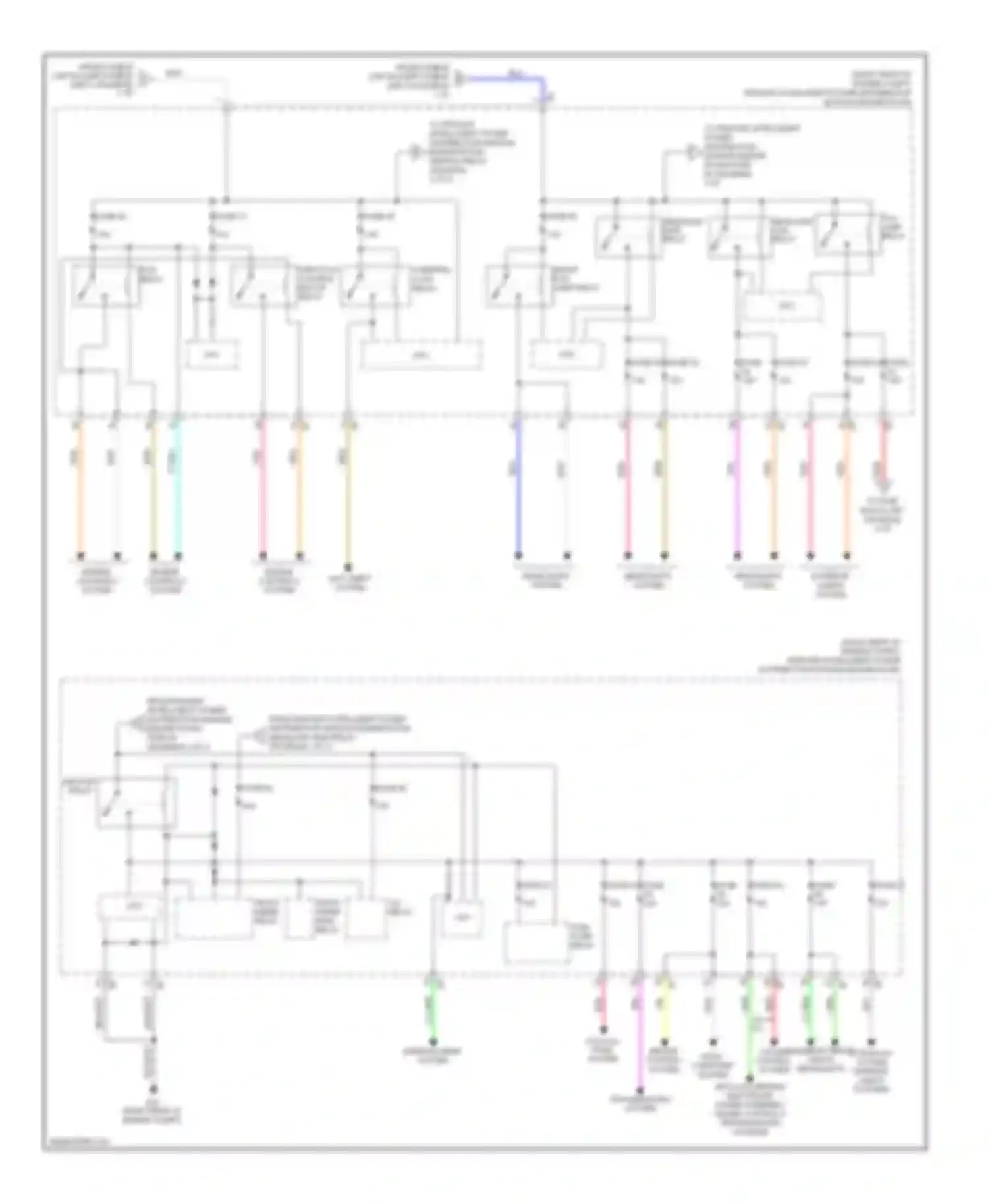 EX35 Infiniti I (2007-2013): Power distribution circuit (3 of 3)