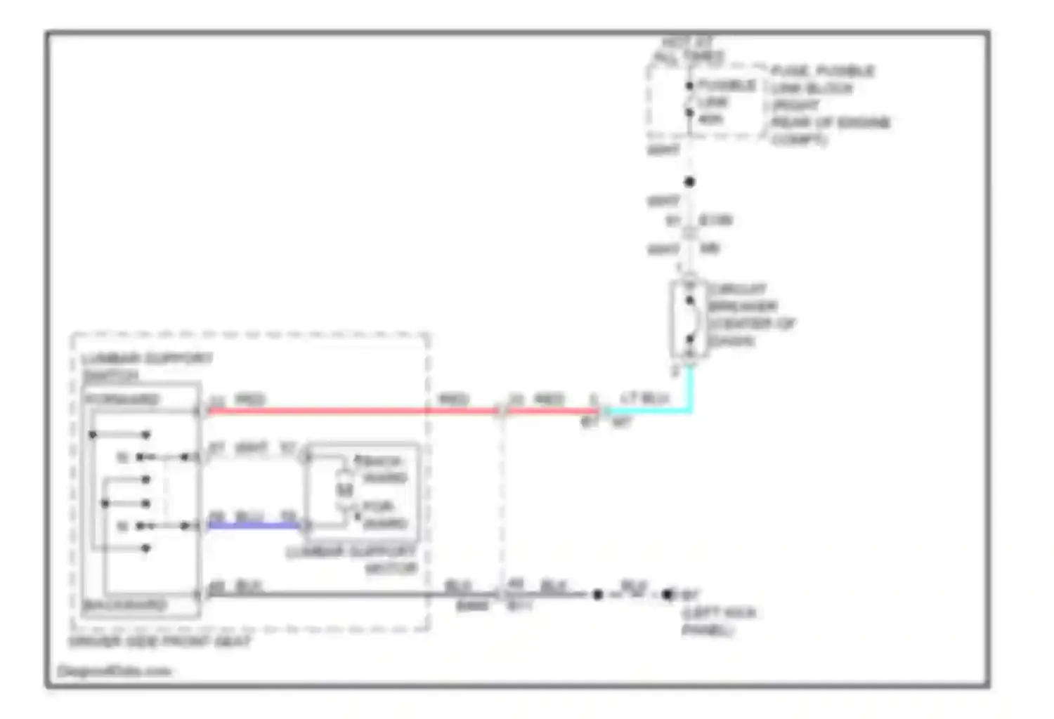 EX35 Infiniti I (2007-2013): Lumbar circuit