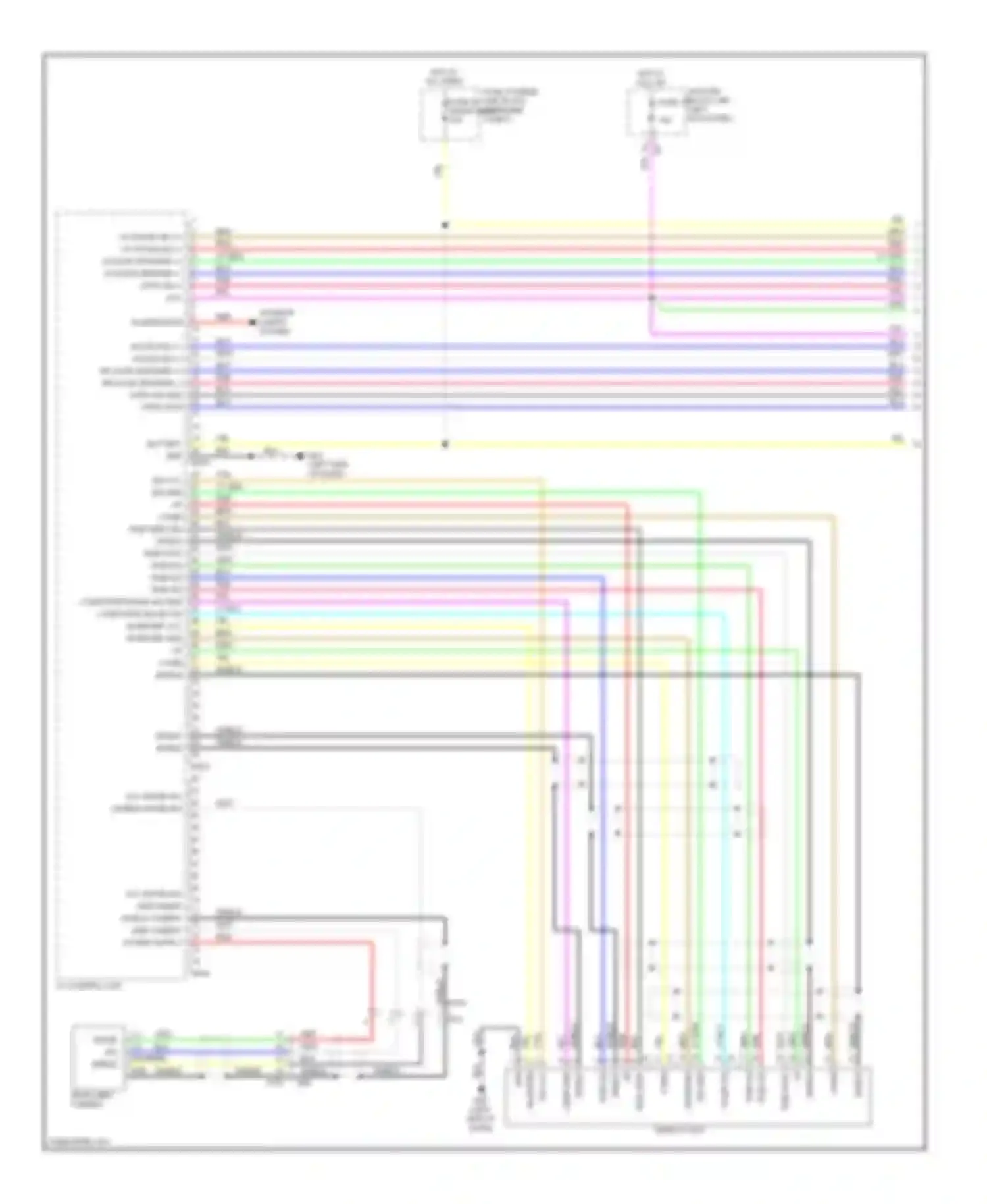 EX35 Infiniti I (2007-2013): Radio circuit, base (1 of 3)