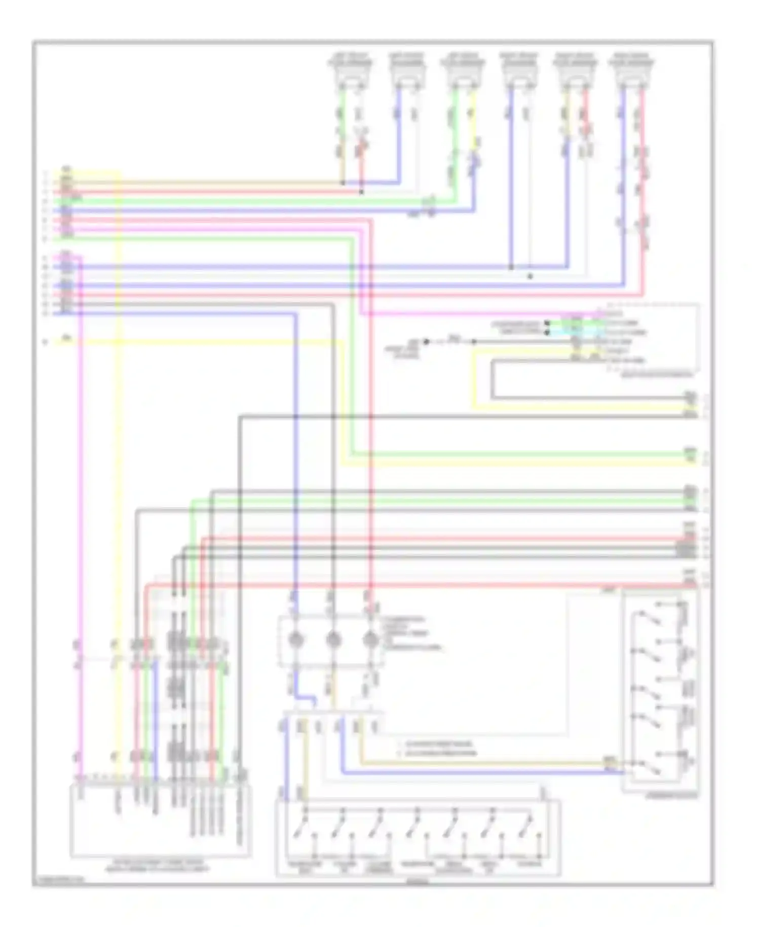 EX35 Infiniti I (2007-2013): Radio circuit, base (2 of 3)
