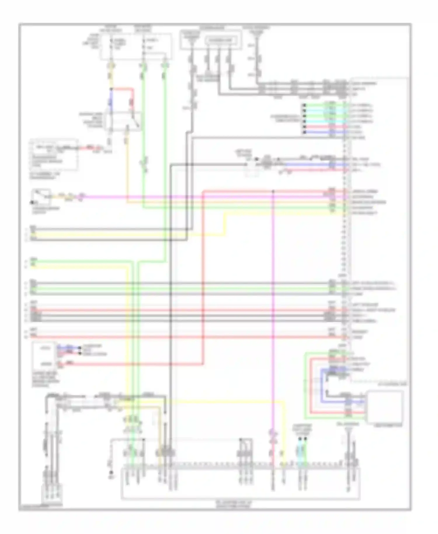 EX35 Infiniti I (2007-2013): Radio circuit, base (3 of 3)