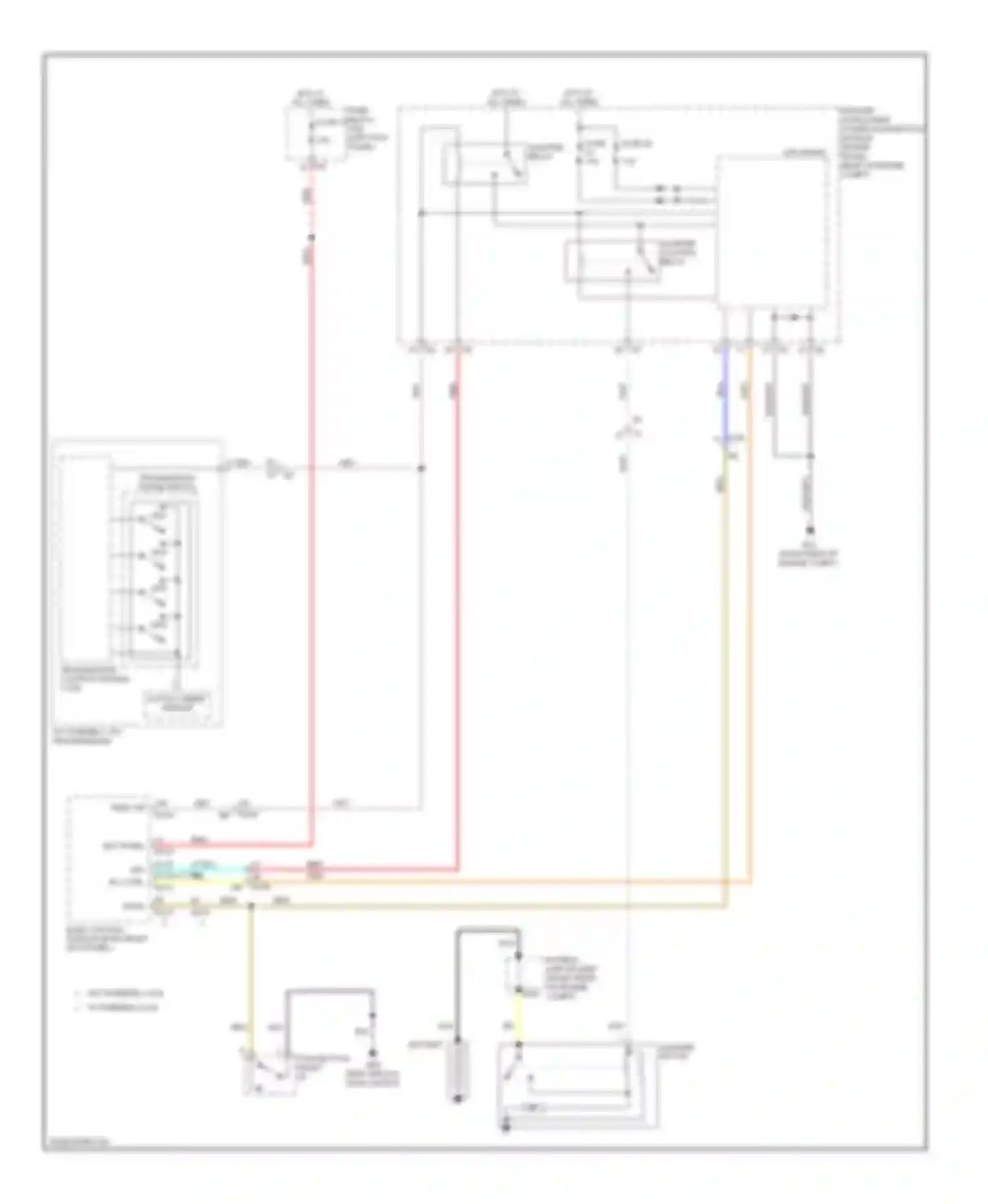 EX35 Infiniti I (2007-2013): Starting circuit