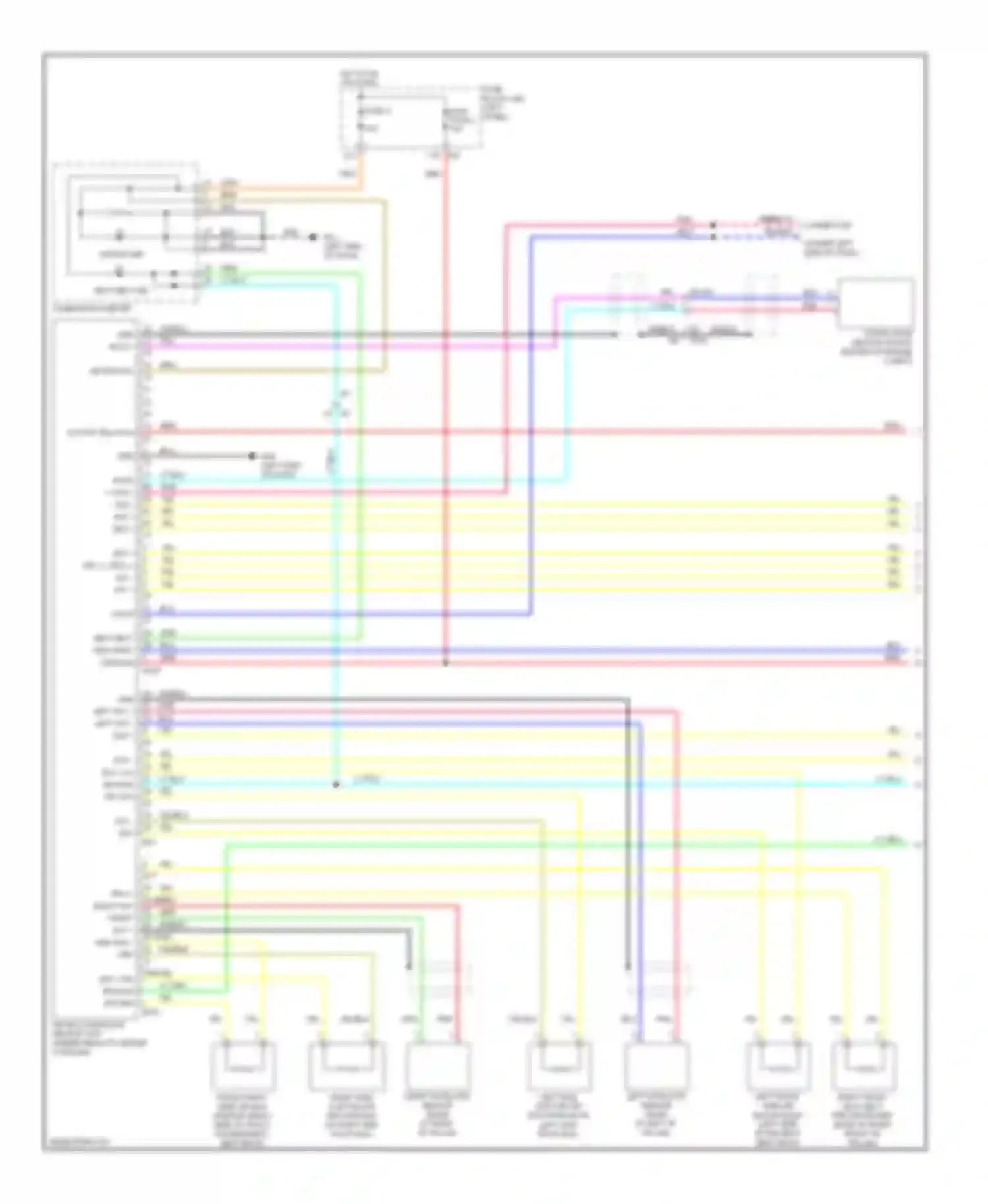 EX35 Infiniti I (2007-2013): Supplemental restraints circuit (1 of 2)