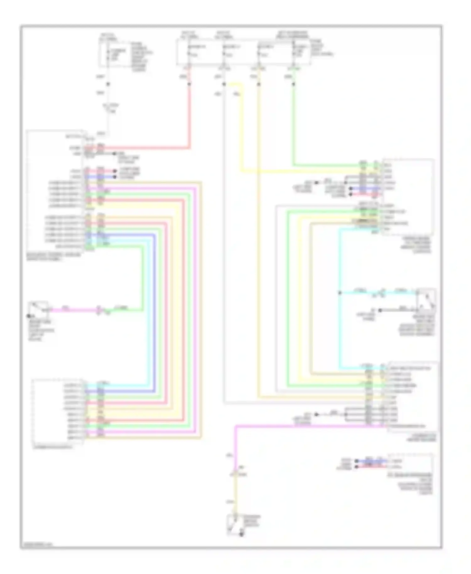 EX35 Infiniti I (2007-2013): Chime circuit
