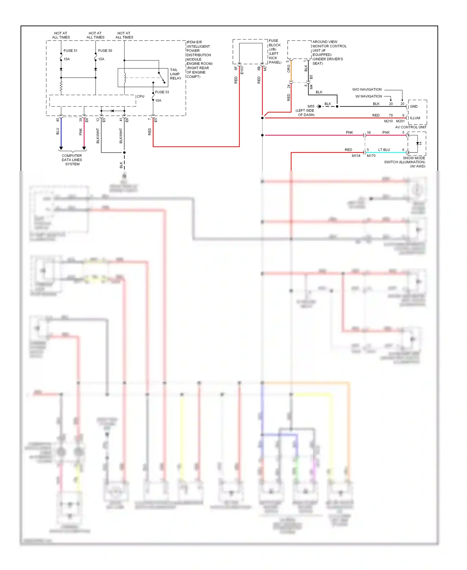 Infiniti EX35 I (2007-2013) computer data lines system wiring diagram  (22 of 45)
