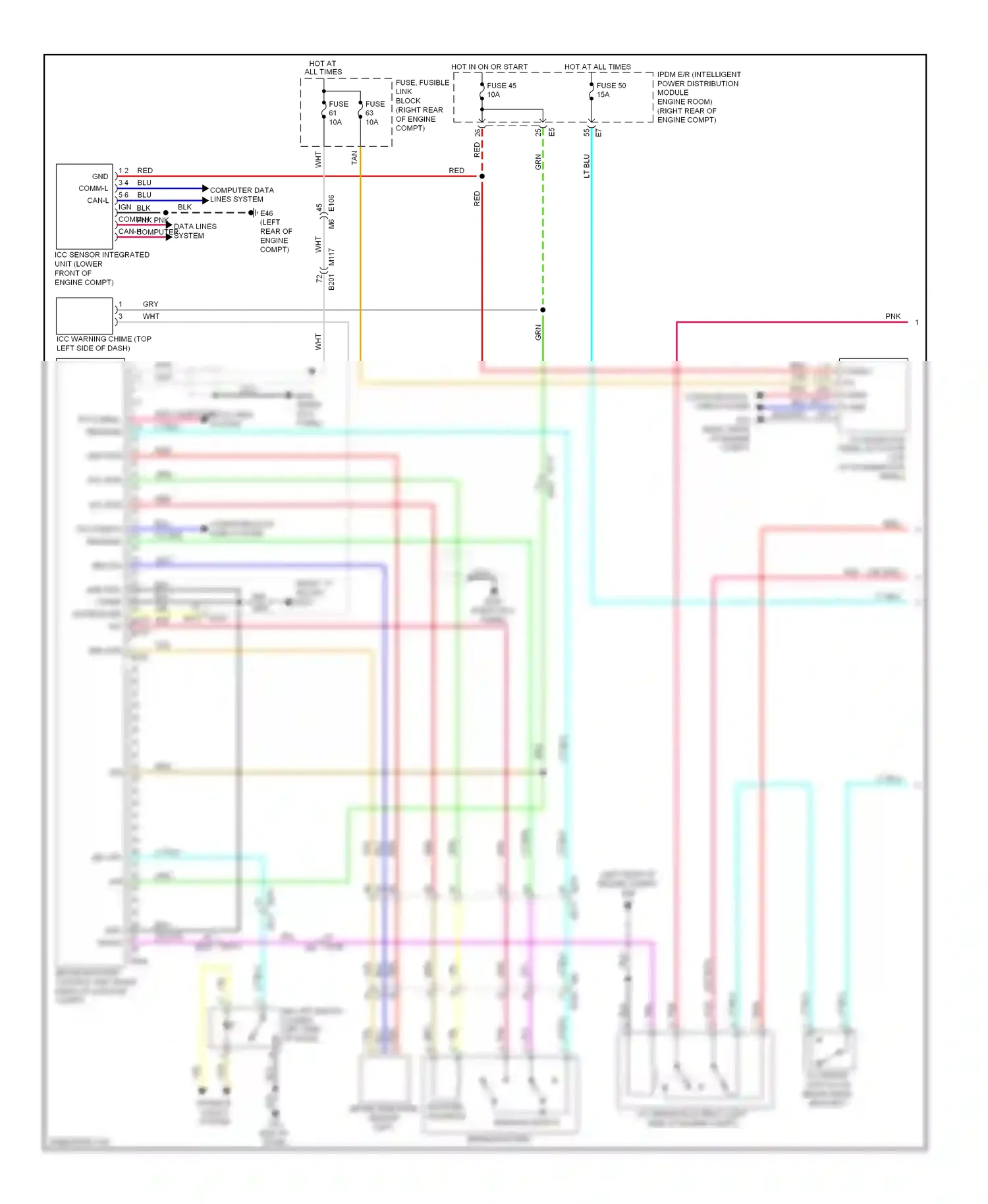 Infiniti EX35 I (2007-2013) computer data lines system wiring diagram  (9 of 45)