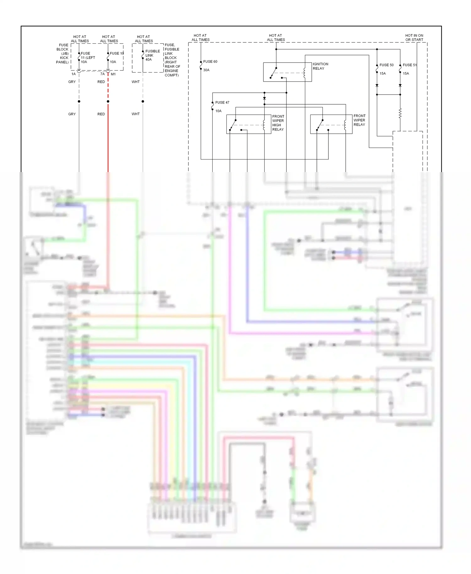 Infiniti EX35 I (2007-2013) computer data lines system wiring diagram  (45 of 45)