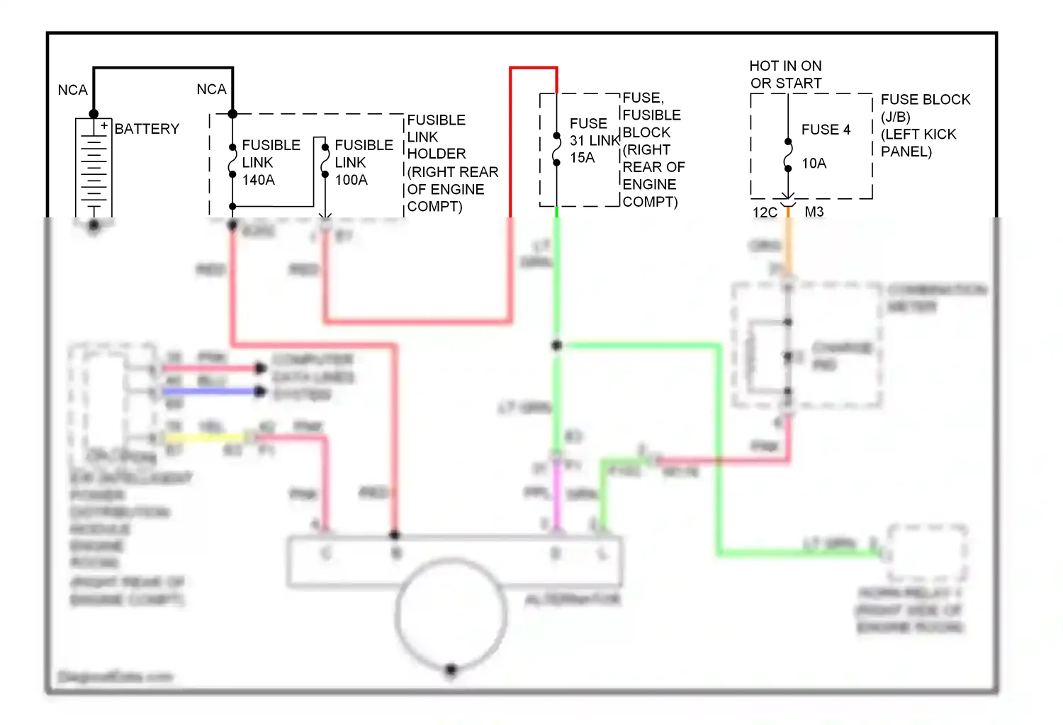 Infiniti EX35 I (2007-2013) computer data lines system wiring diagram  (32 of 45)