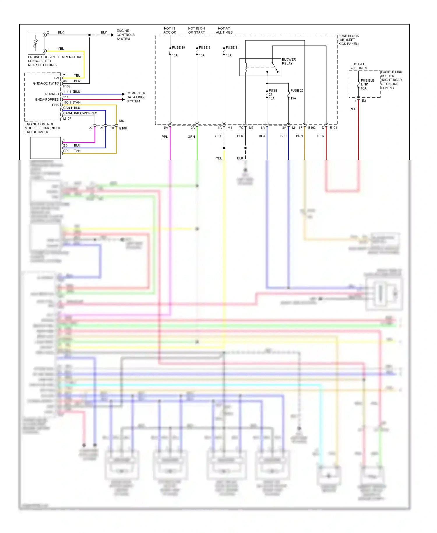 Infiniti EX35 I (2007-2013) computer data lines system wiring diagram  (4 of 45)