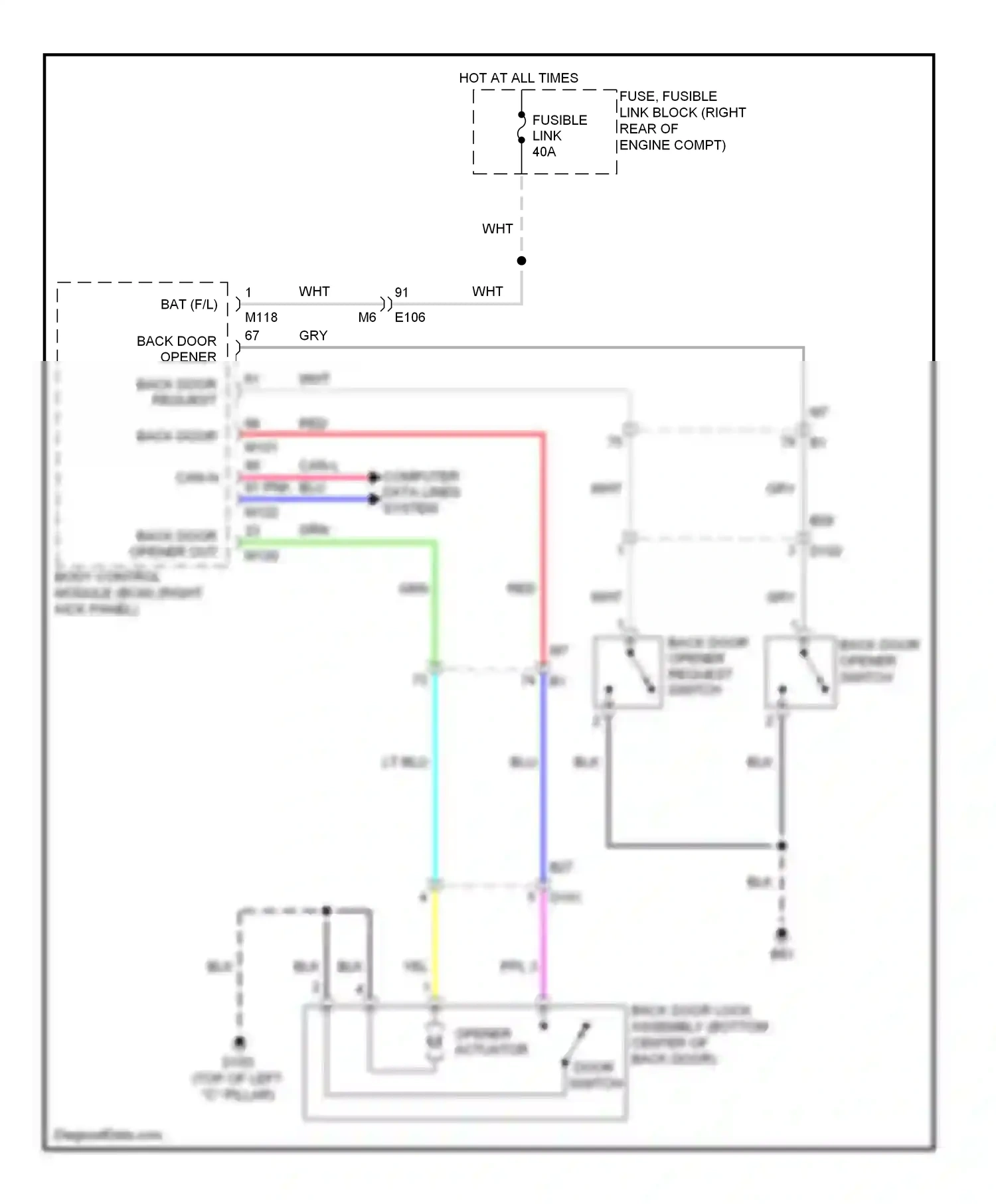 Infiniti EX35 I (2007-2013) computer data lines system wiring diagram  (41 of 45)