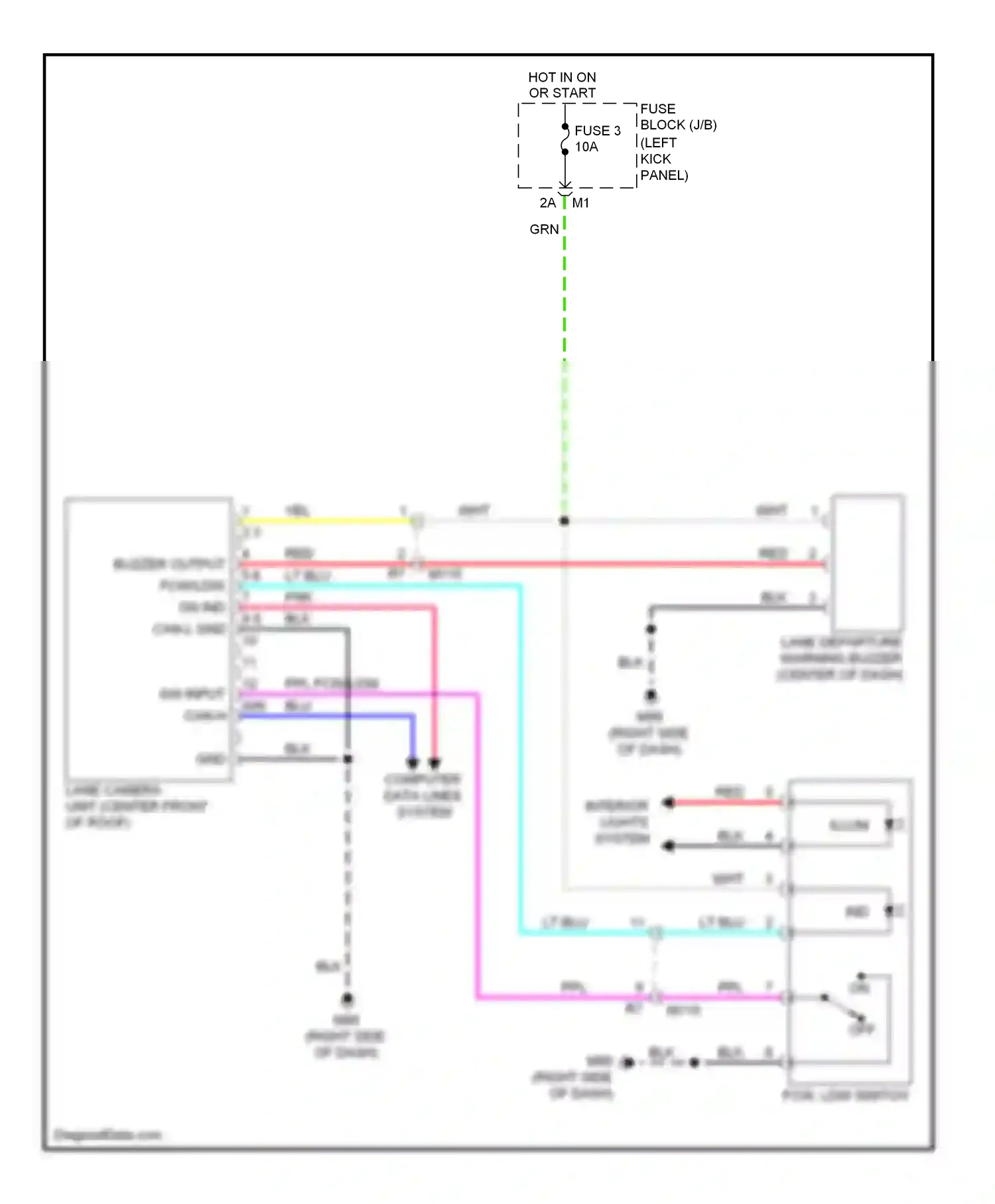 Infiniti EX35 I (2007-2013) computer data lines system wiring diagram  (23 of 45)