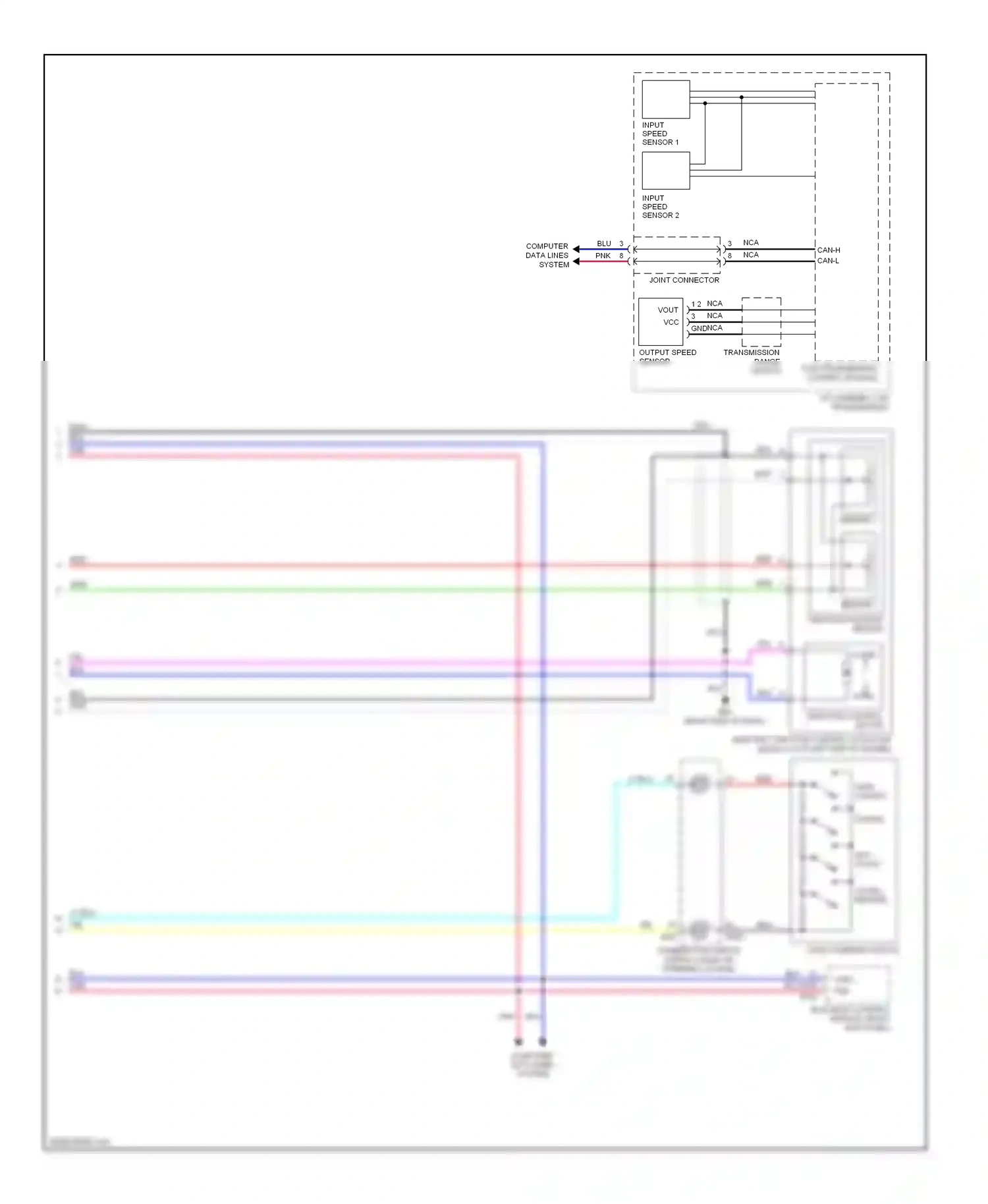 Infiniti EX35 I (2007-2013) computer data lines system wiring diagram  (8 of 45)