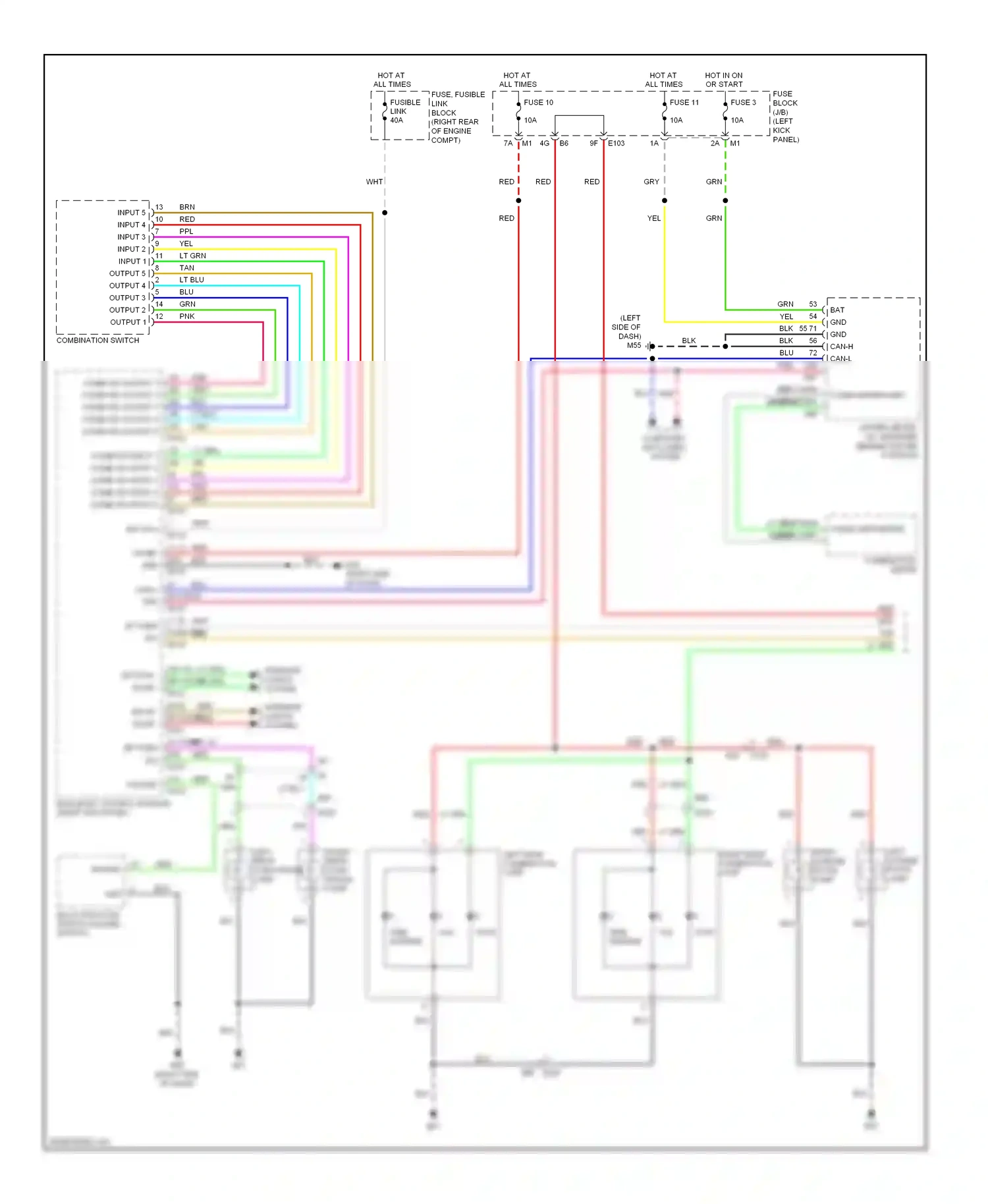 Infiniti EX35 I (2007-2013) computer data lines system wiring diagram  (14 of 45)