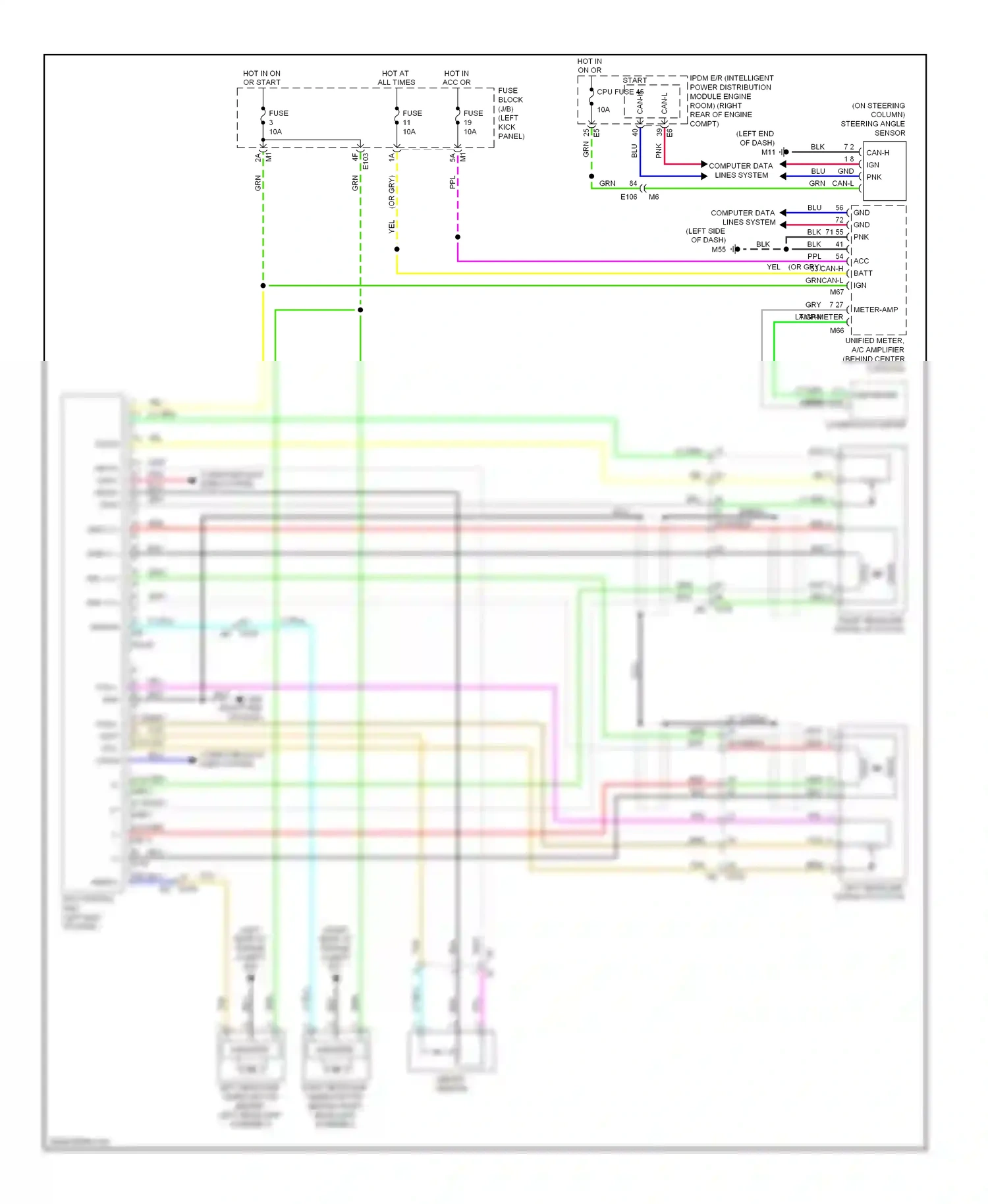 Infiniti EX35 I (2007-2013) computer data lines system wiring diagram  (11 of 45)