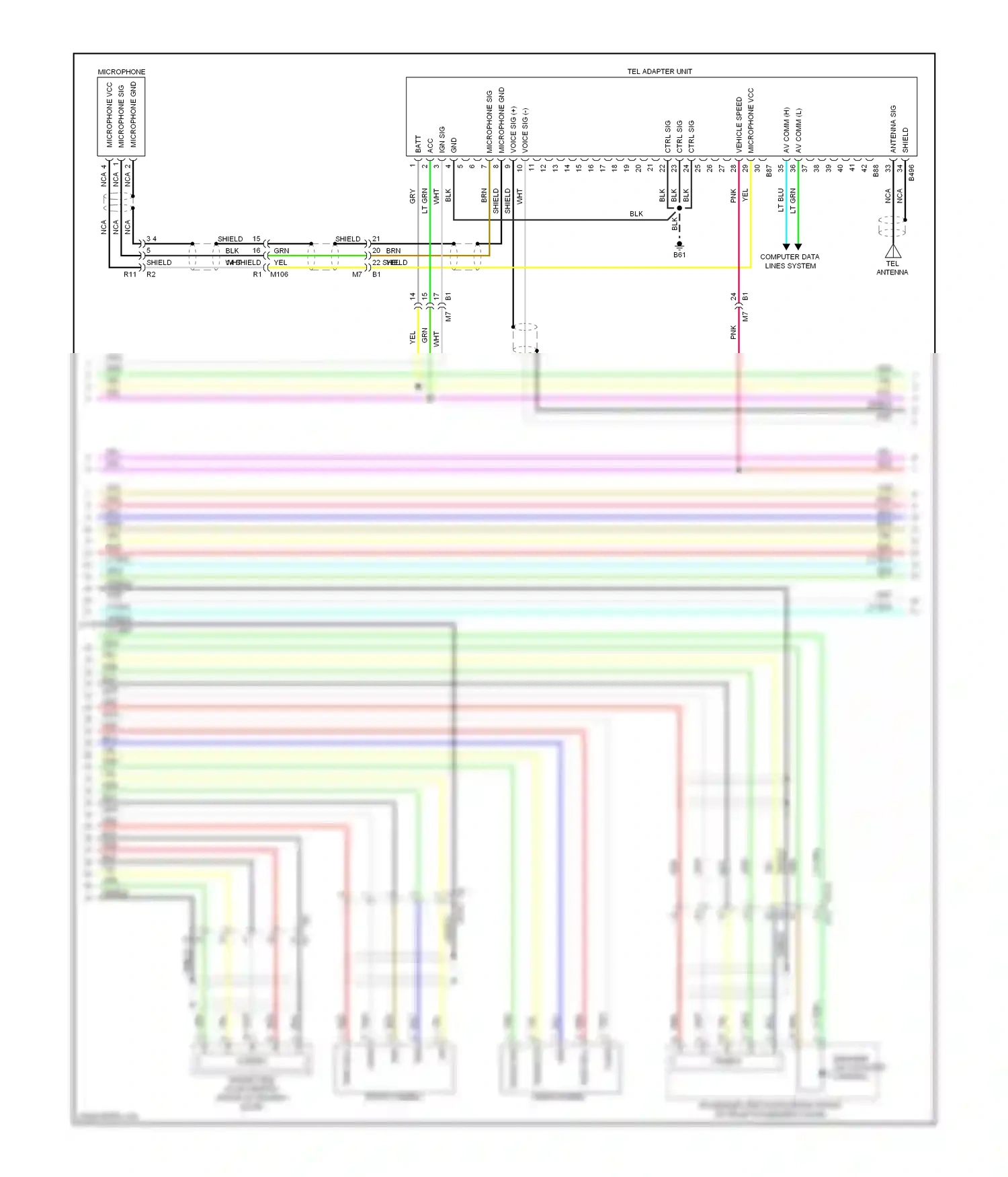 Infiniti EX35 I (2007-2013) computer data lines system wiring diagram  (39 of 45)