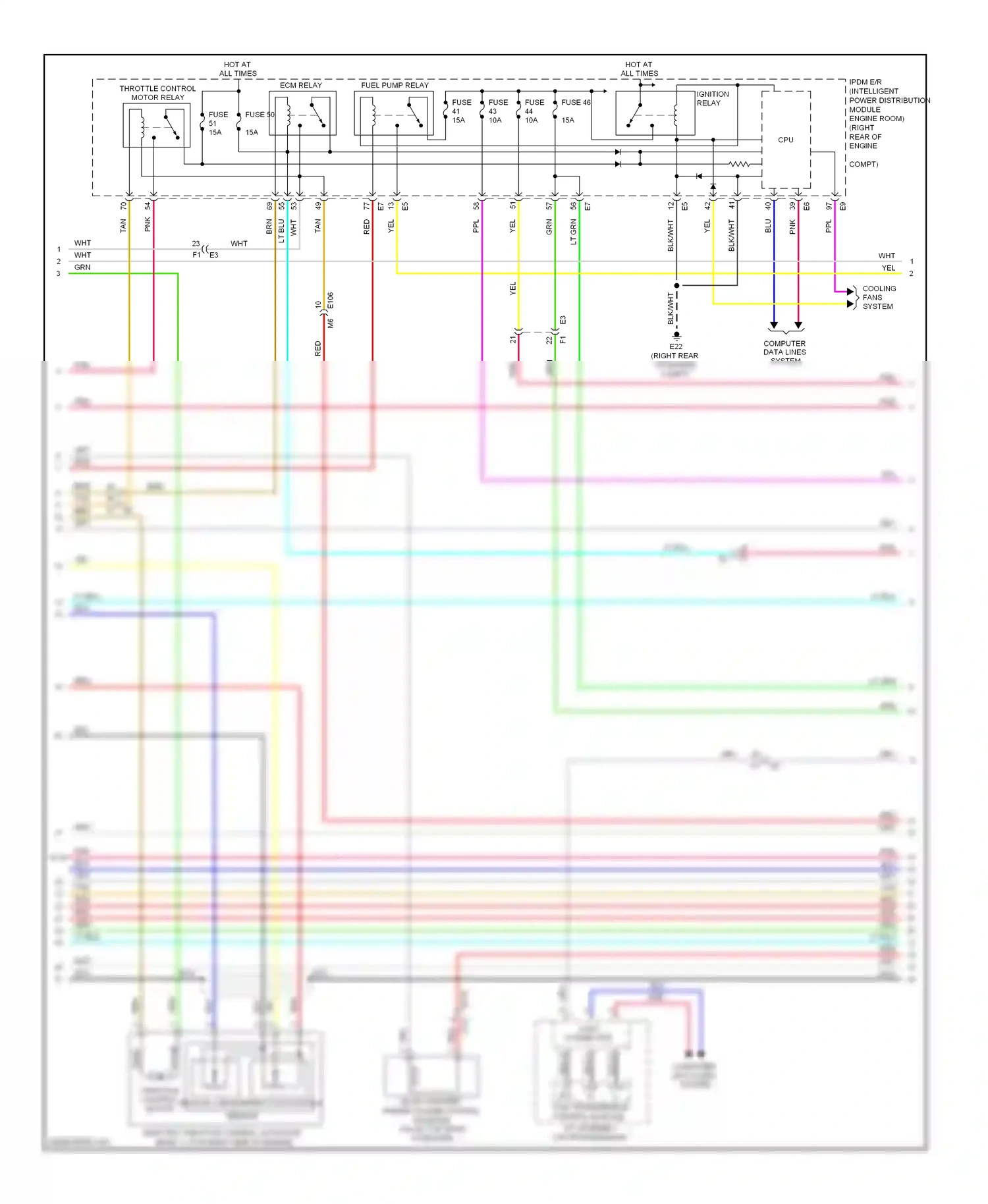 Infiniti EX35 I (2007-2013) computer data lines system wiring diagram  (19 of 45)