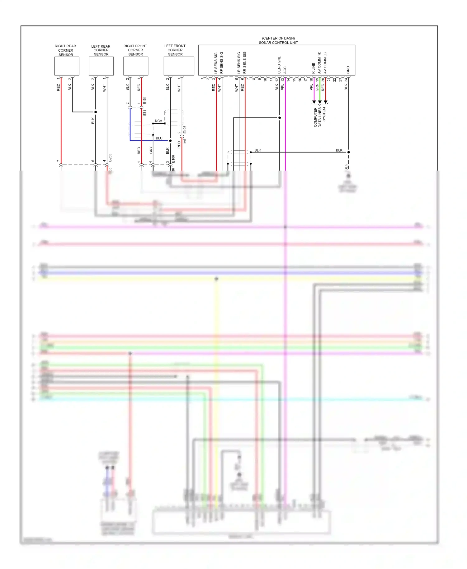 Infiniti EX35 I (2007-2013) computer data lines wiring diagram  (1 of 2)