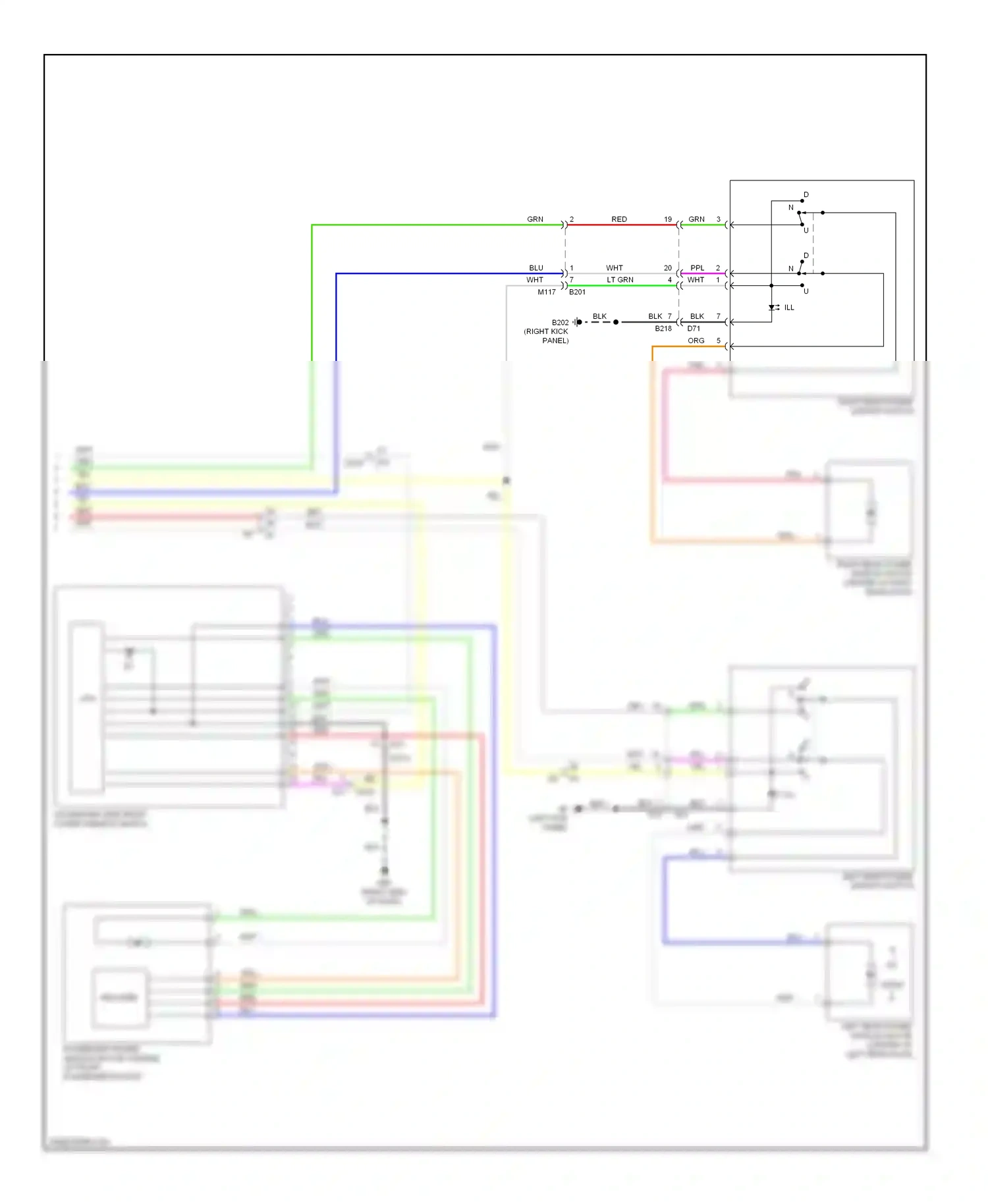 Infiniti EX35 I (2007-2013) encoder wiring diagram  (2 of 2)