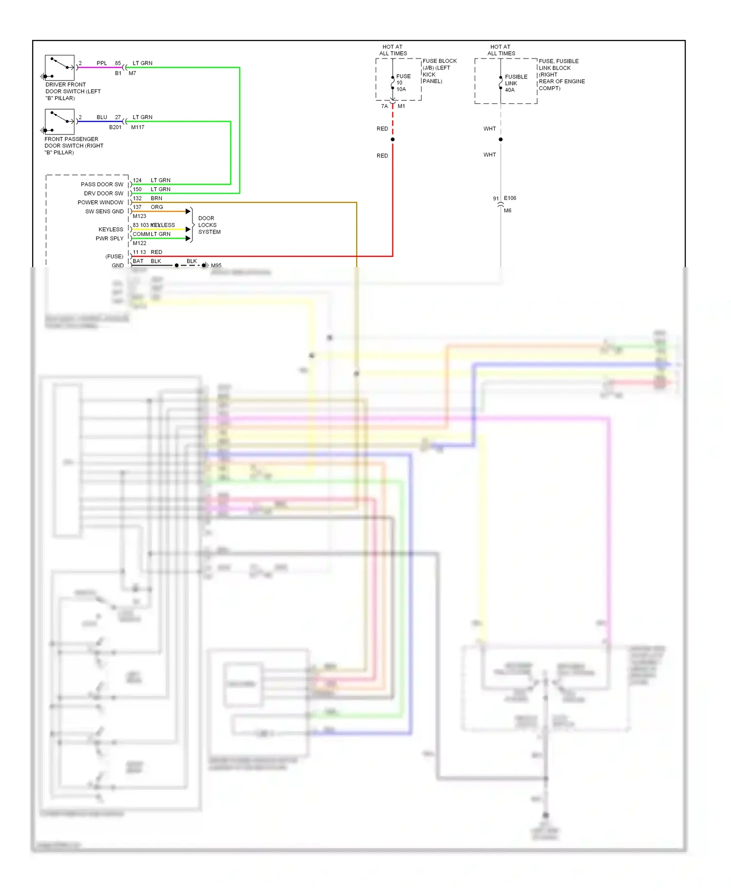Infiniti EX35 I (2007-2013) encoder wiring diagram  (1 of 2)