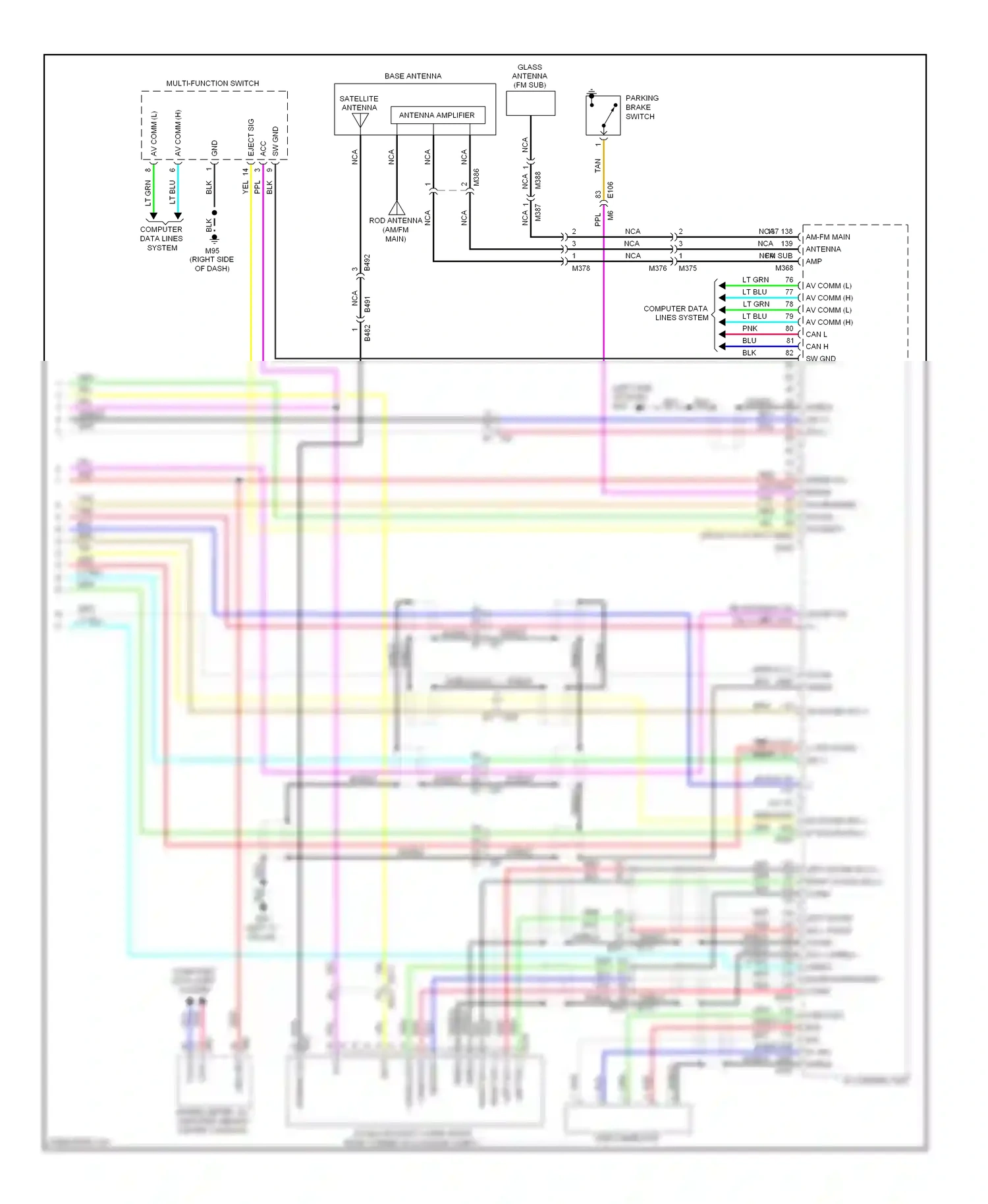 Infiniti EX35 I (2007-2013) multi- function switch wiring diagram  (4 of 4)