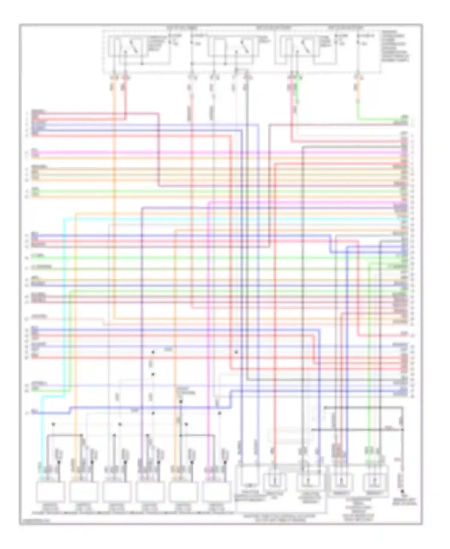 FX35 Infiniti I facelift (2006-2008): Wiring diagram engine performance 3.5l (2 of 4)