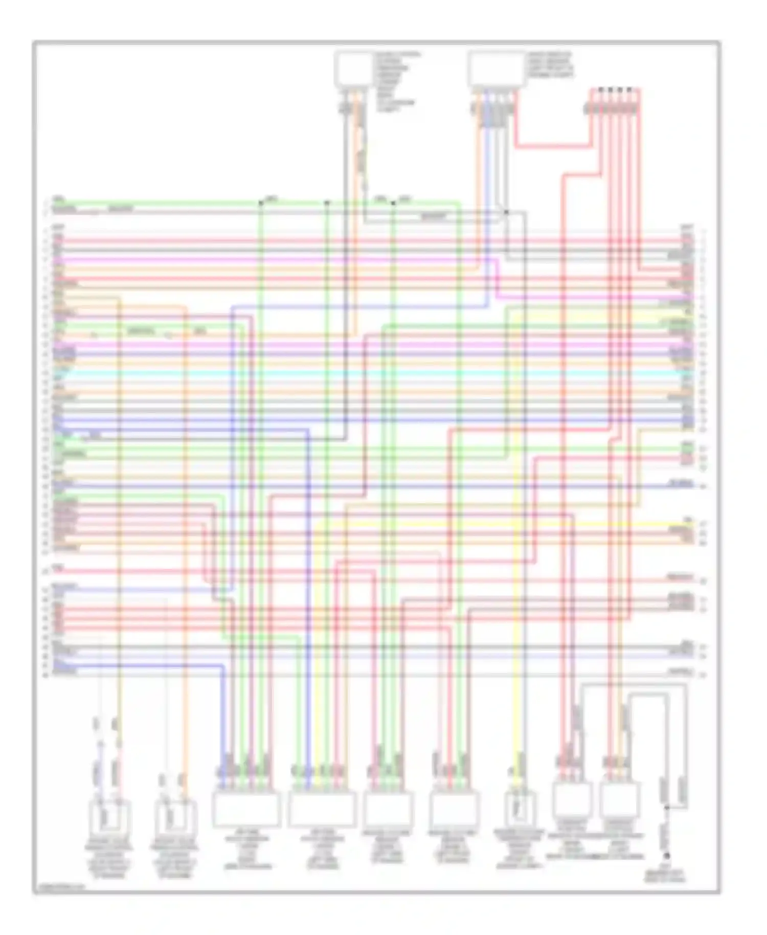 FX35 Infiniti I facelift (2006-2008): Wiring diagram engine performance 3.5l (3 of 4)