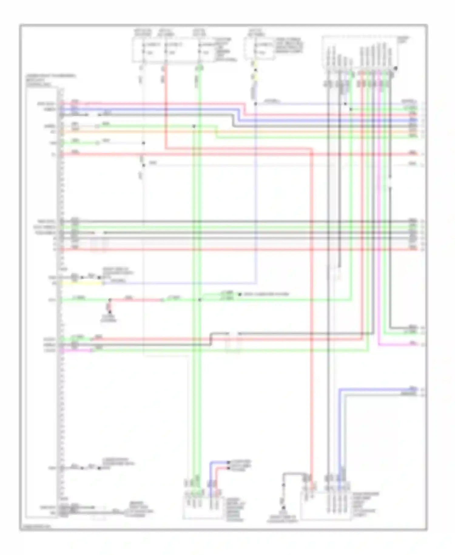 FX35 Infiniti I facelift (2006-2008): Navigation circuit (1 of 2)