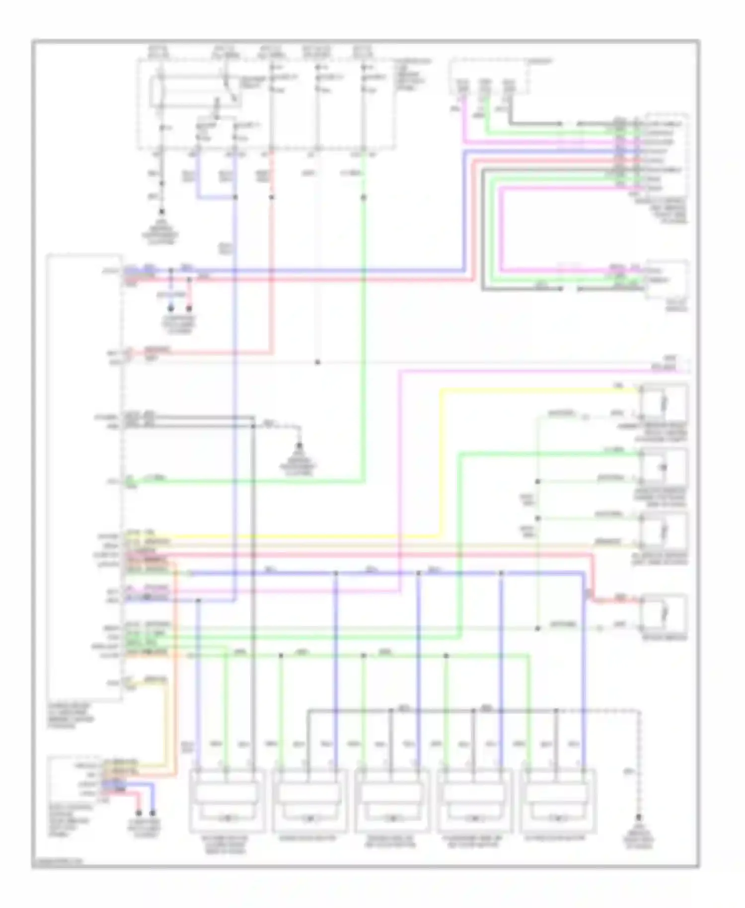 Wiring diagram 1 11 can h can l for Infiniti FX35 I facelift (2006-2008) (1 of 1)