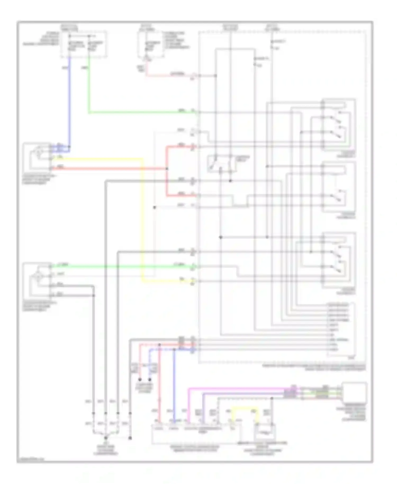 Wiring diagram blk for Infiniti FX35 I facelift (2006-2008) (7 of 71)