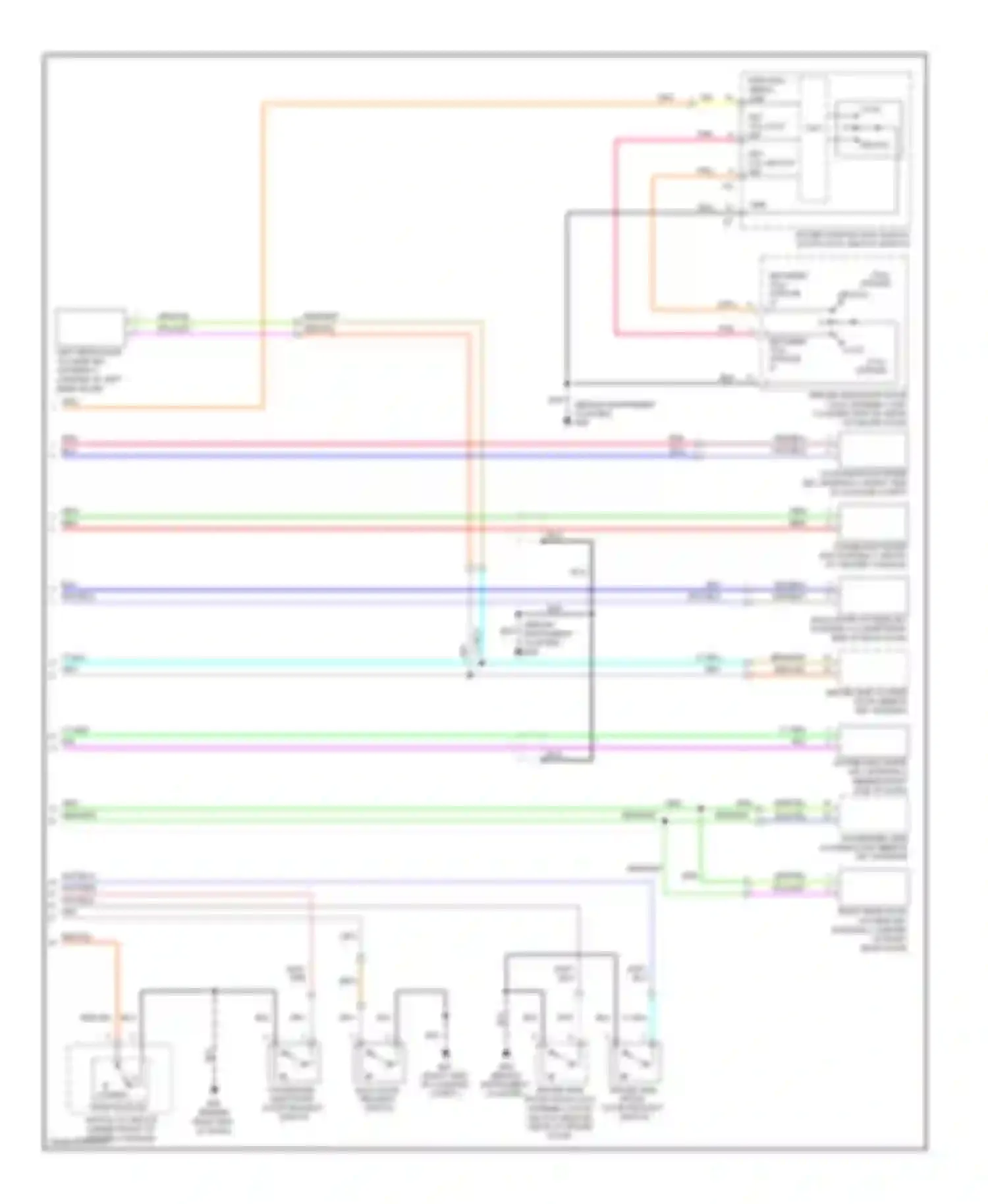 Wiring diagram blk for Infiniti FX35 I facelift (2006-2008) (48 of 71)