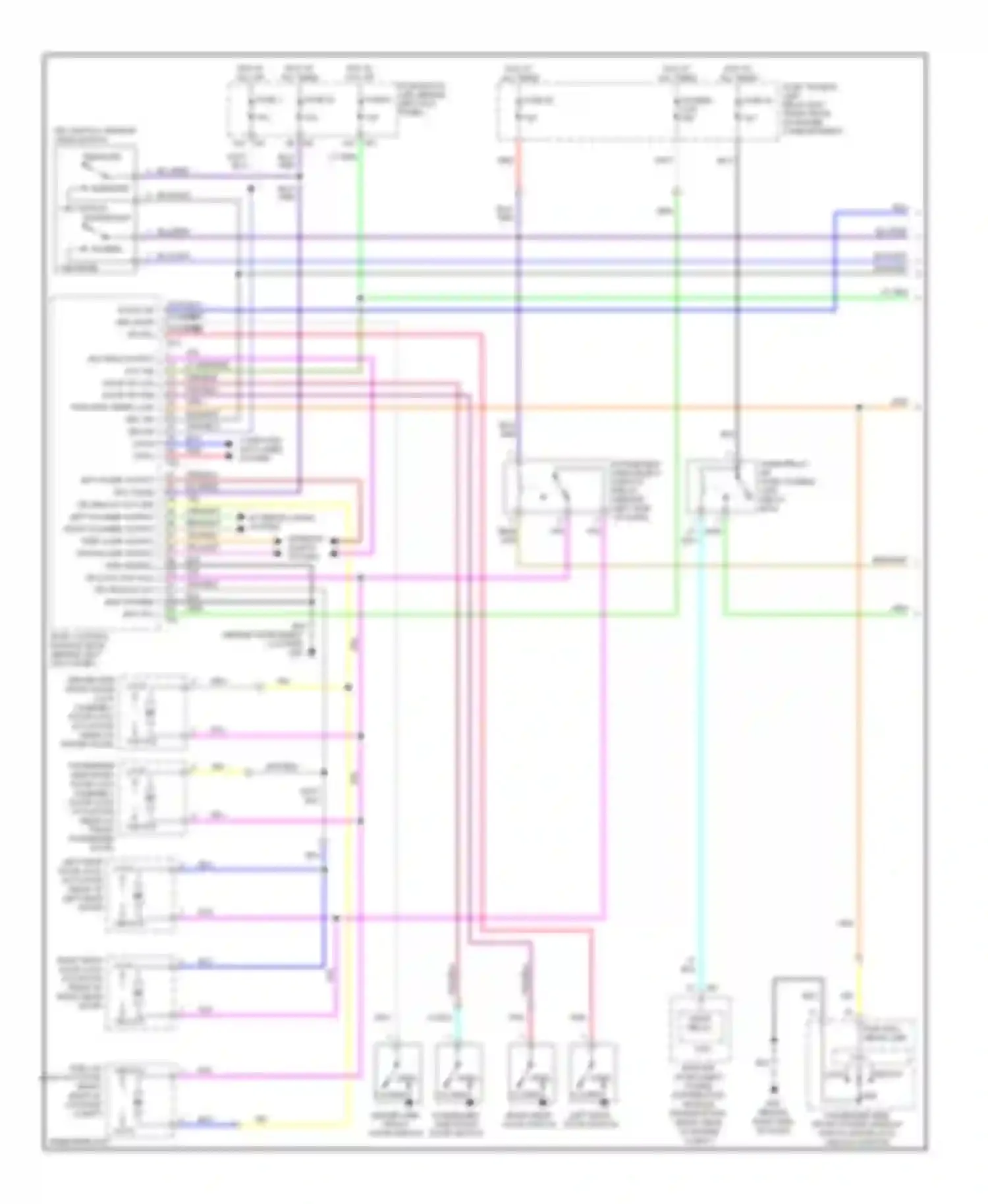 Wiring diagram computer data lines system for Infiniti FX35 I facelift (2006-2008) (20 of 30)