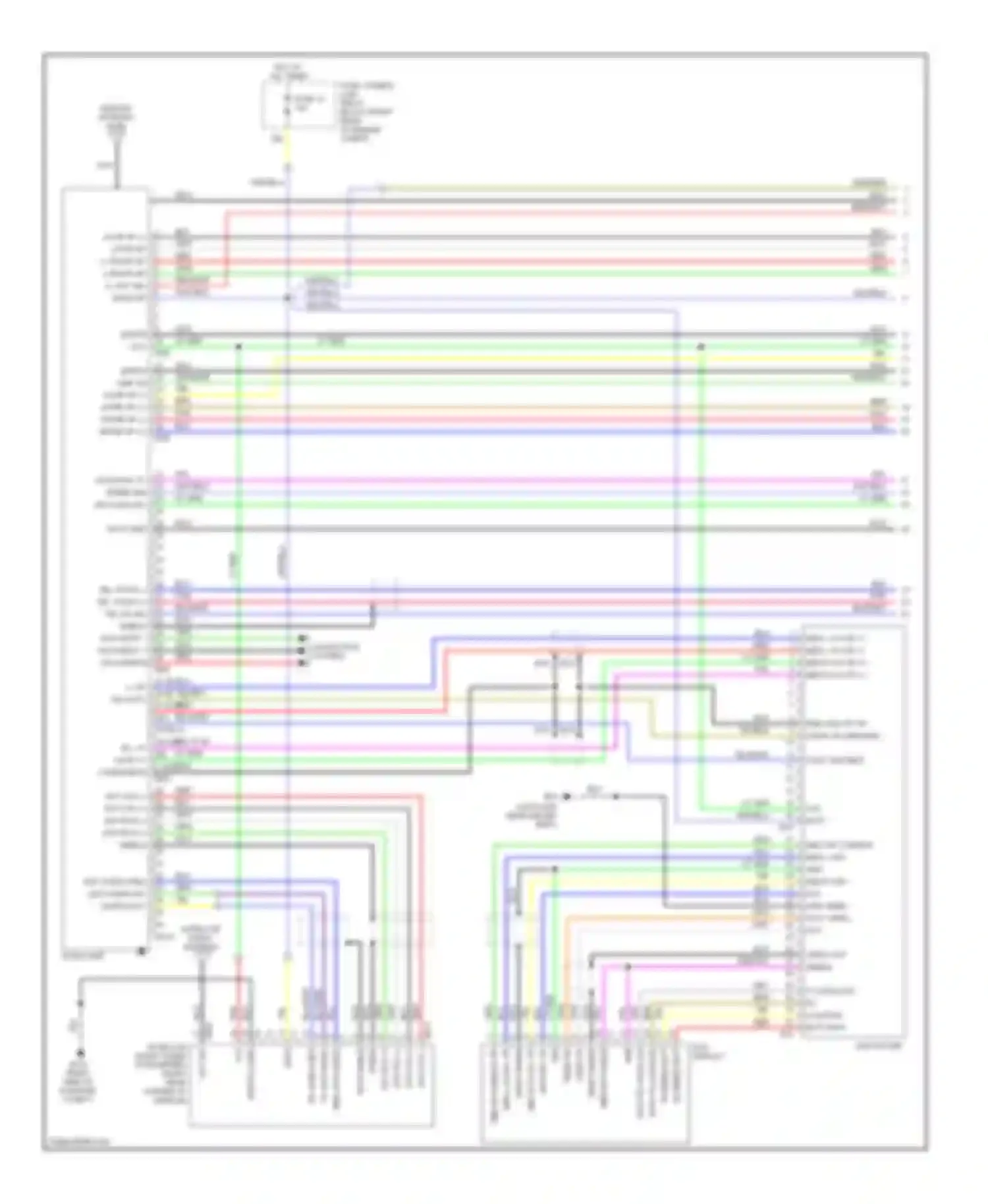 Wiring diagram data shield for Infiniti FX35 I facelift (2006-2008) (1 of 1)