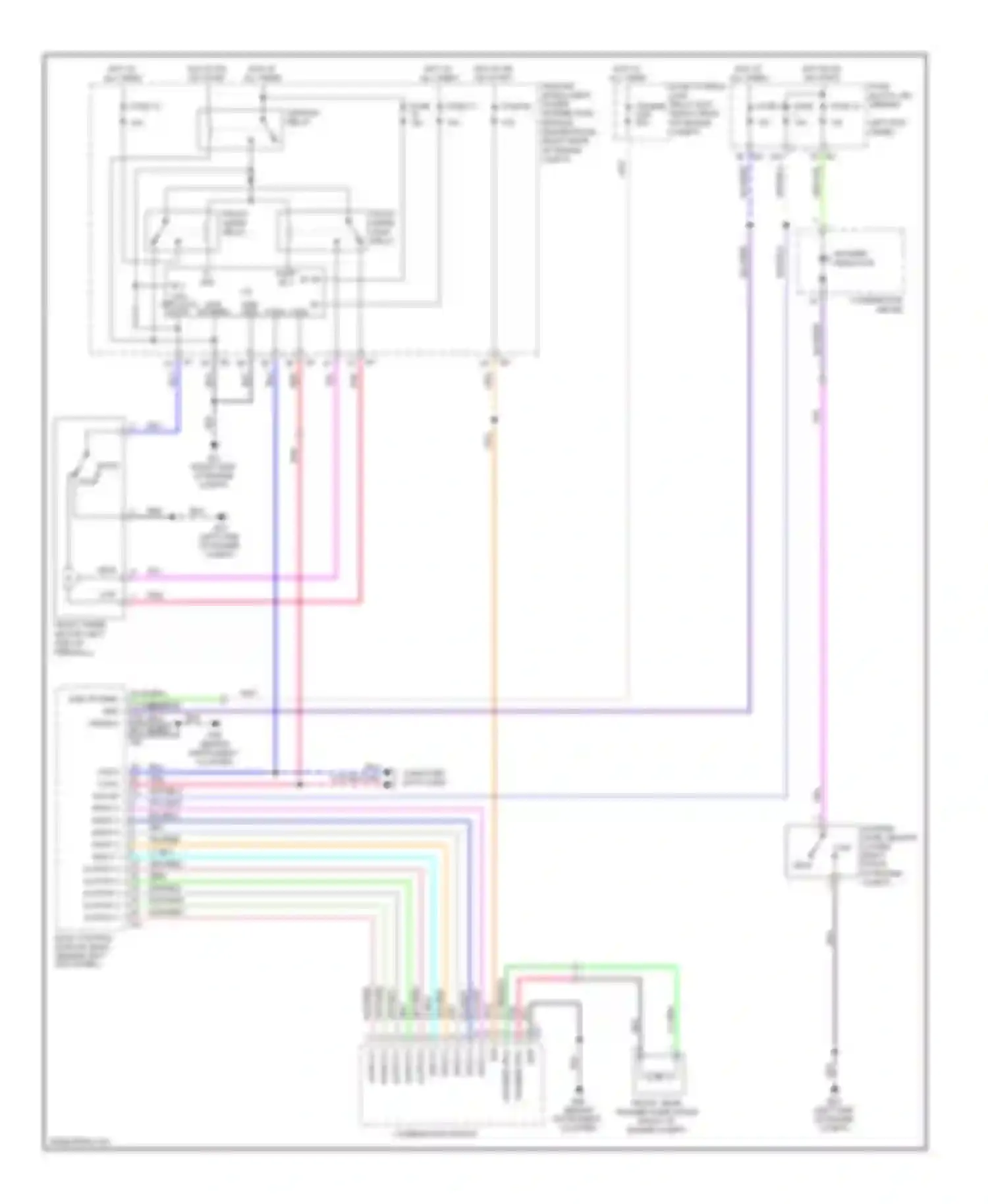 Wiring diagram hot in on or start for Infiniti FX35 I facelift (2006-2008) (44 of 48)