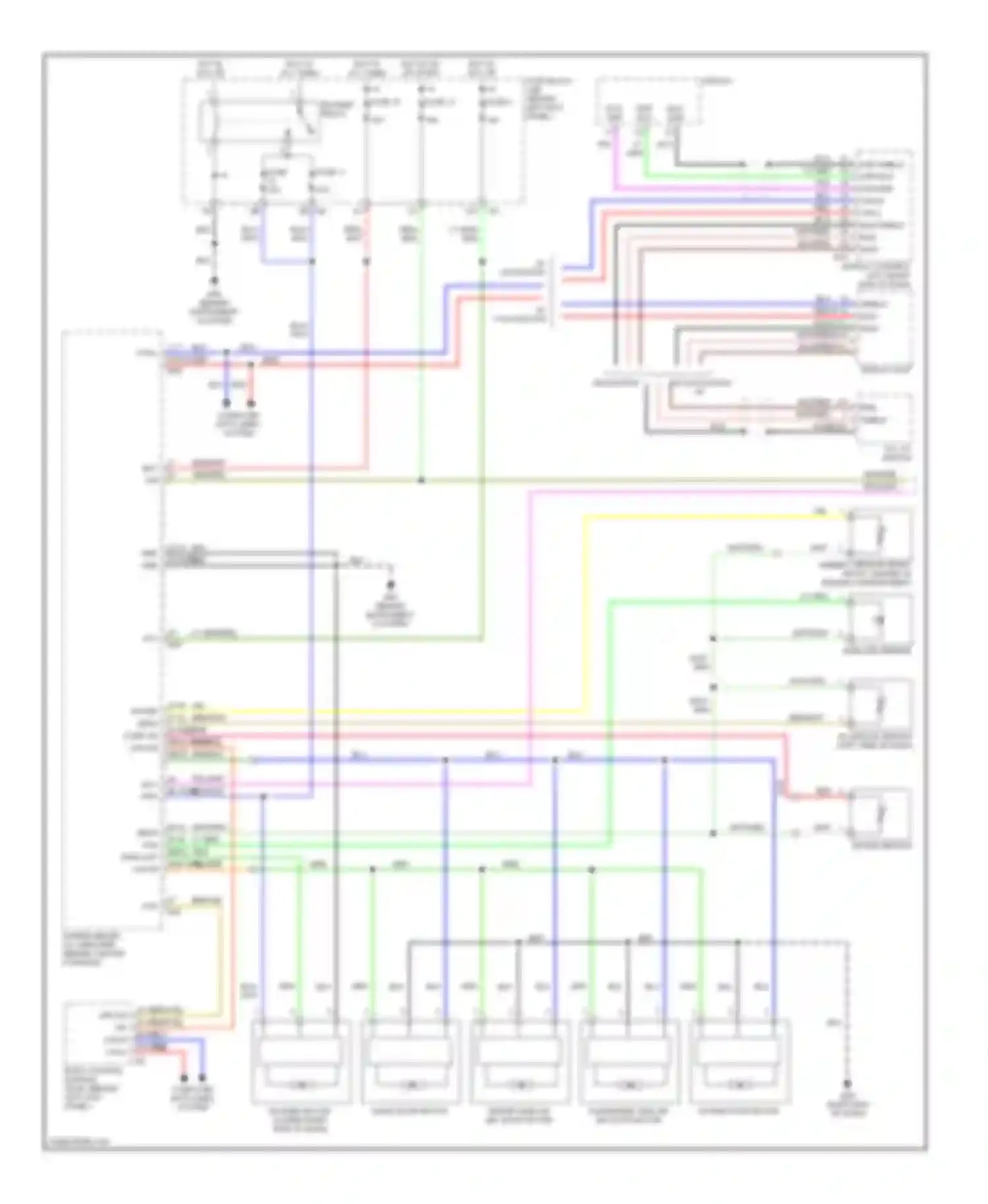 FX35 Infiniti I (2002-2006): Automatic a/c circuit (1 of 2)