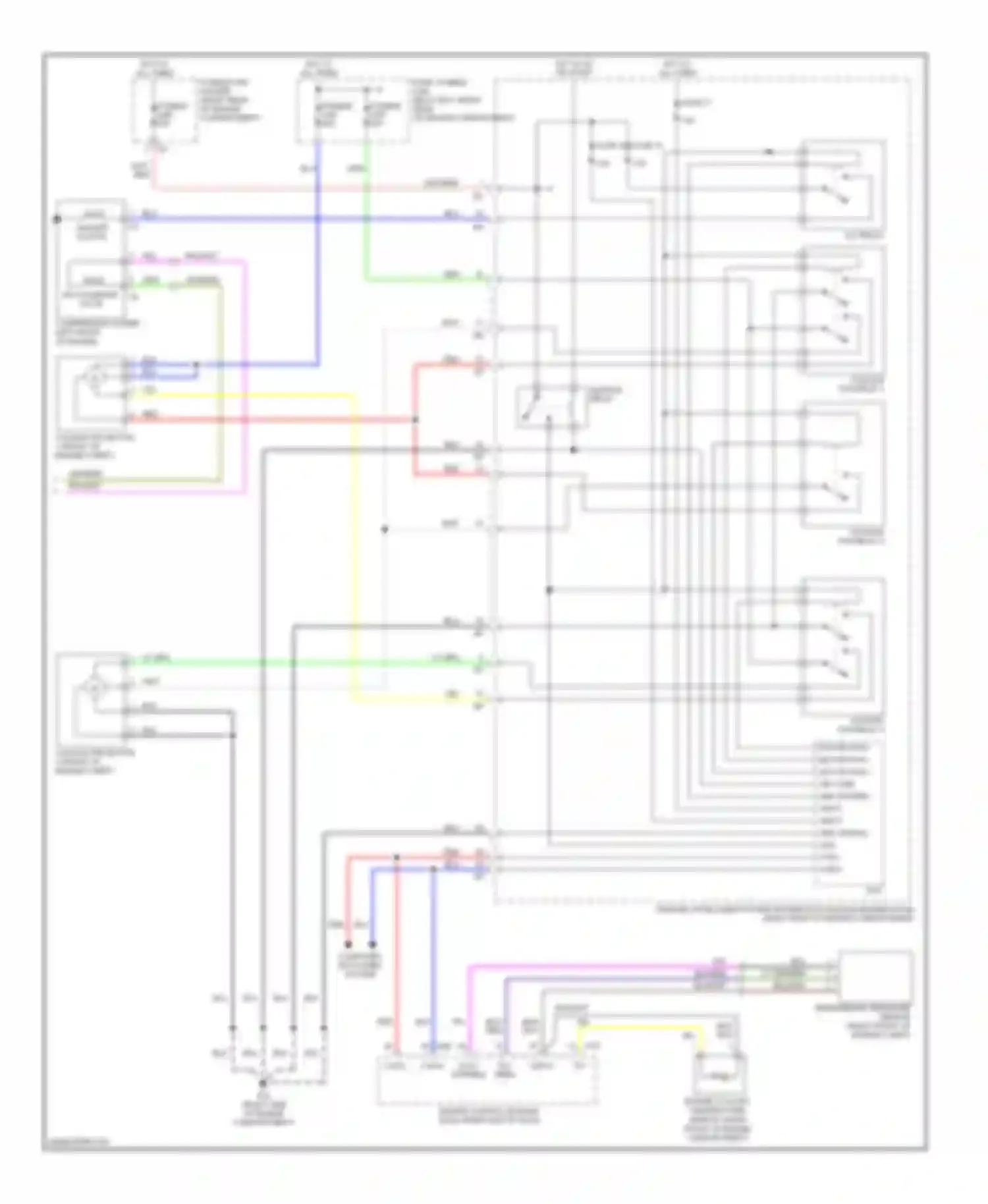 FX35 Infiniti I (2002-2006): Automatic a/c circuit (2 of 2)