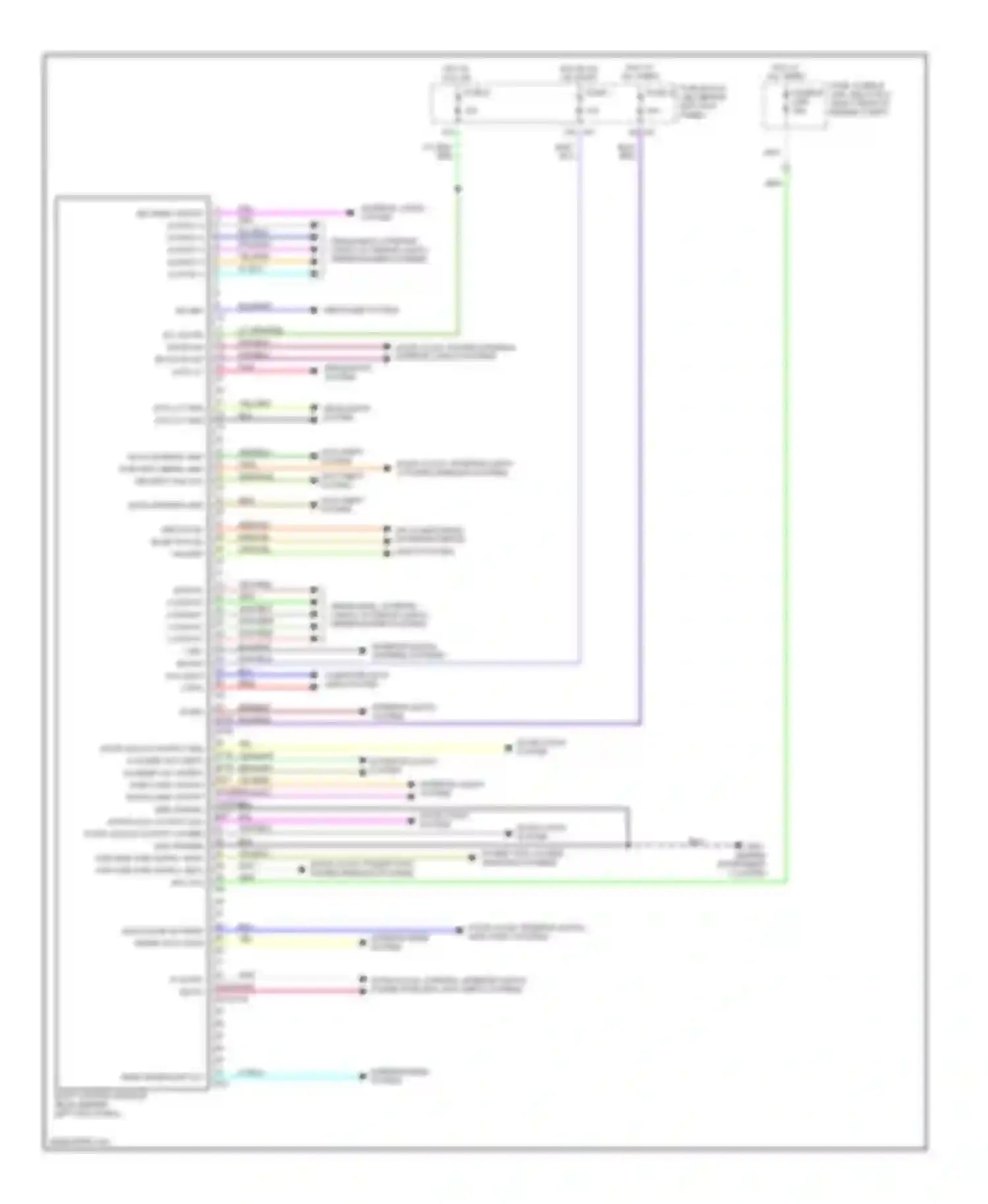 FX35 Infiniti I (2002-2006): Body control modules circuit